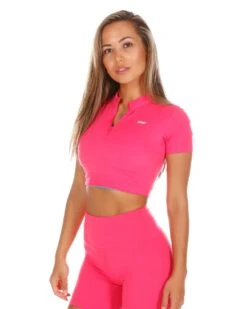 Elite Eleven Aura Zip Tee - Pink