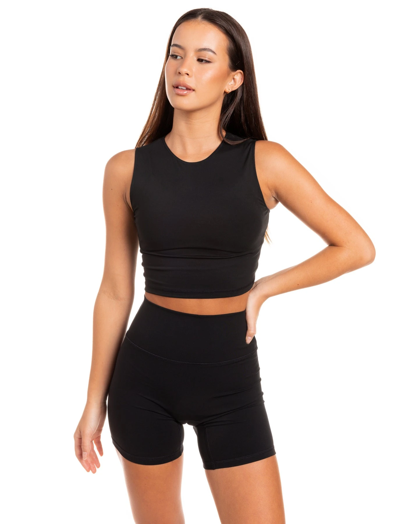 Elite Eleven Aura Boxy Tank - Black