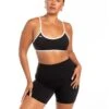 Elite Eleven Micro Contrast Bra - Black