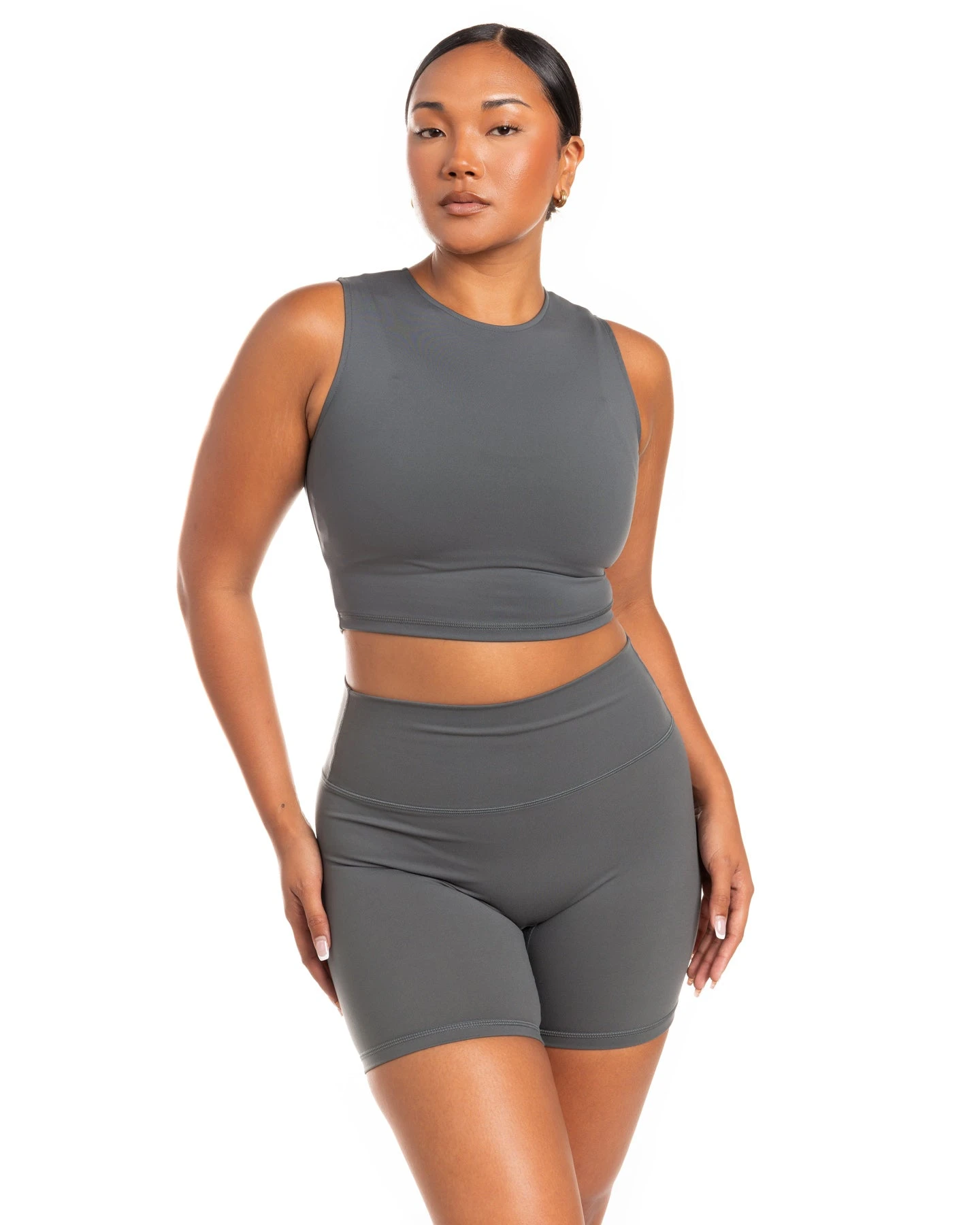 Elite Eleven Aura Boxy Tank - Cloud Grey - Image 3