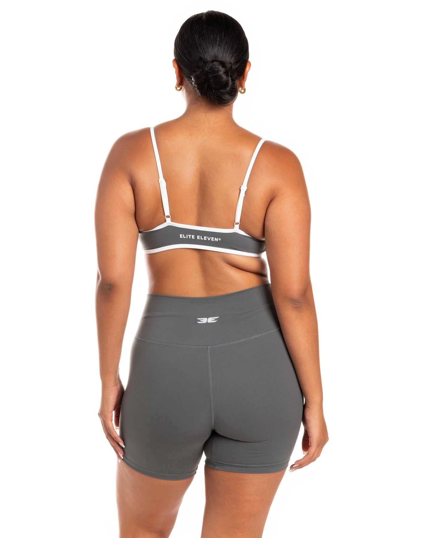 Elite Eleven Micro Contrast Bra - Cloud Grey - Image 6