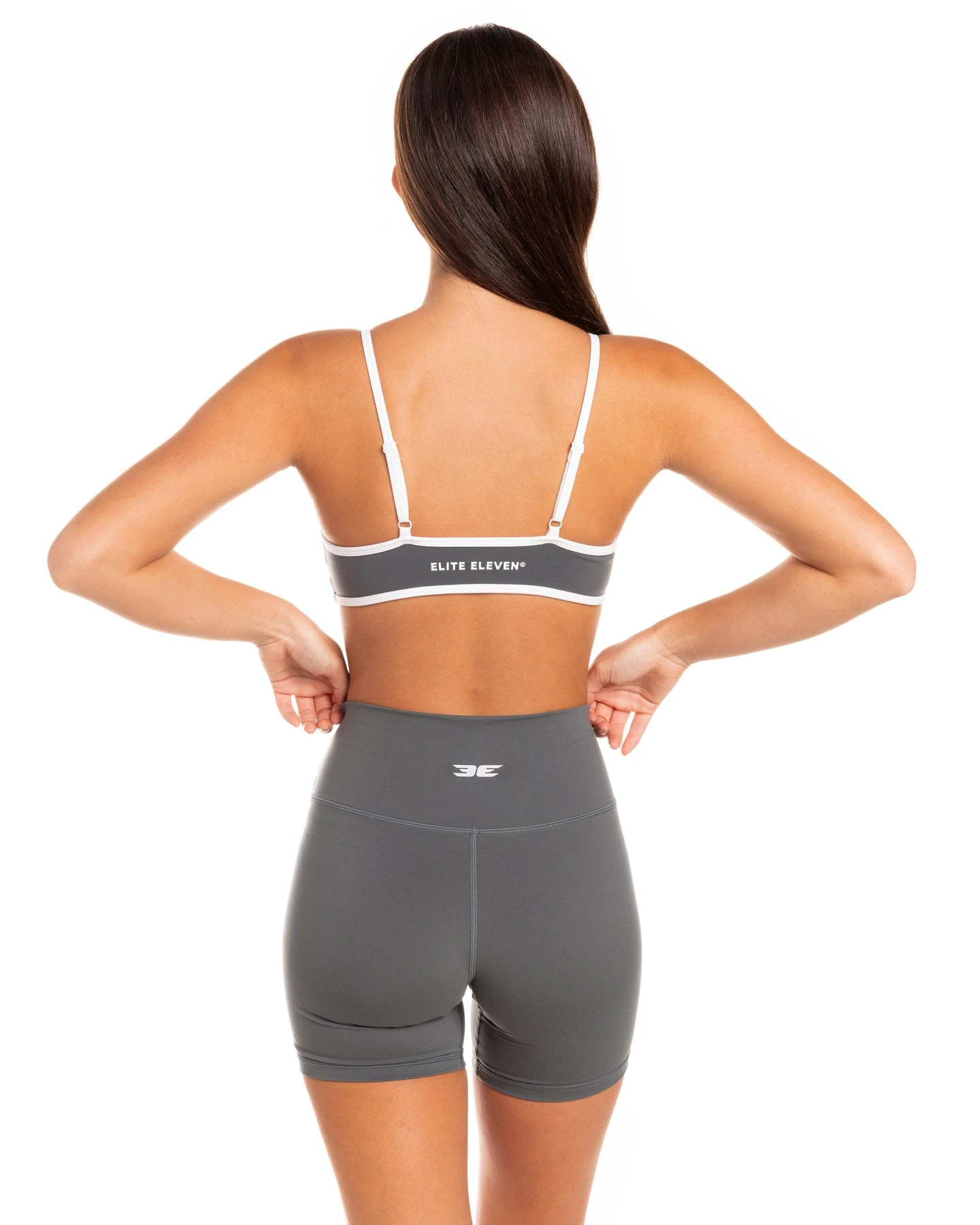 Elite Eleven Micro Contrast Bra - Cloud Grey - Image 2