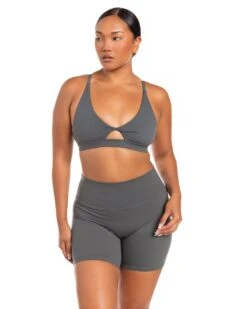 Elite Eleven Micro Twist Bra - Cloud Grey