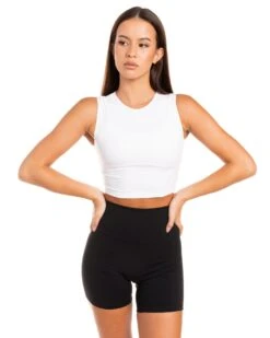 Elite Eleven Aura Boxy Tank - White