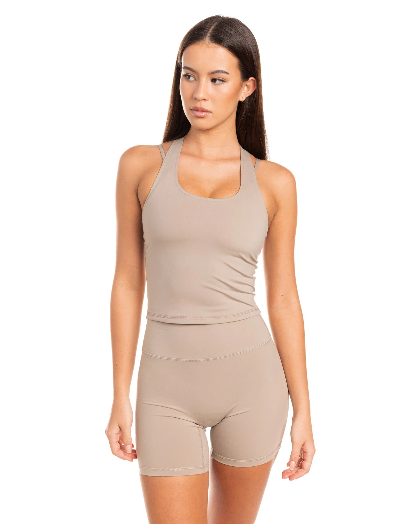 Elite Eleven Aura Racer Tank - Vintage Khaki