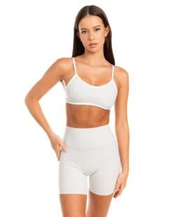 Elite Eleven Micro Contrast Bra - Moonlight Grey