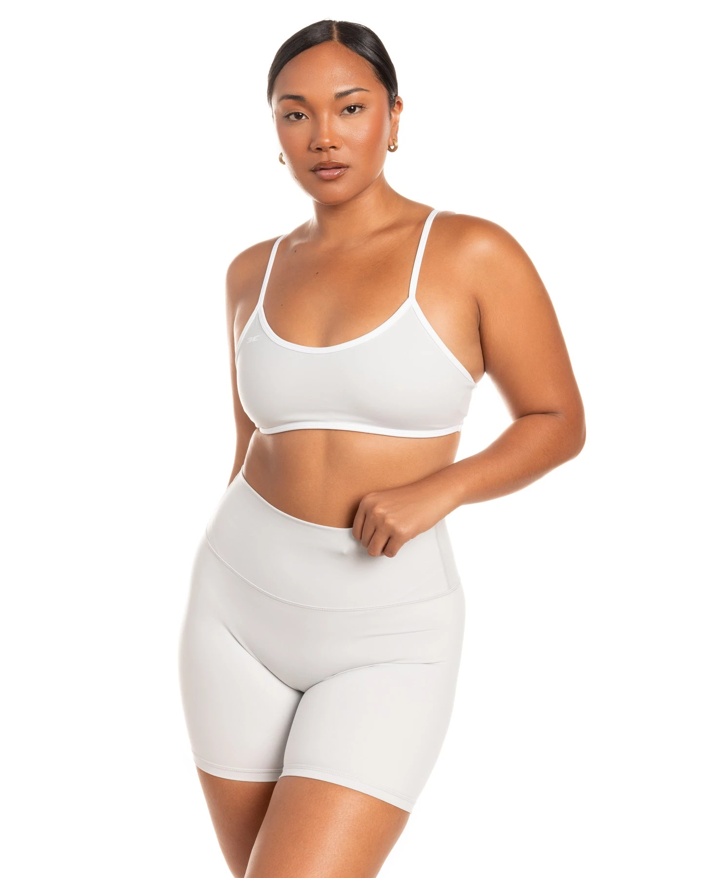Elite Eleven Micro Contrast Bra - Moonlight Grey - Image 3