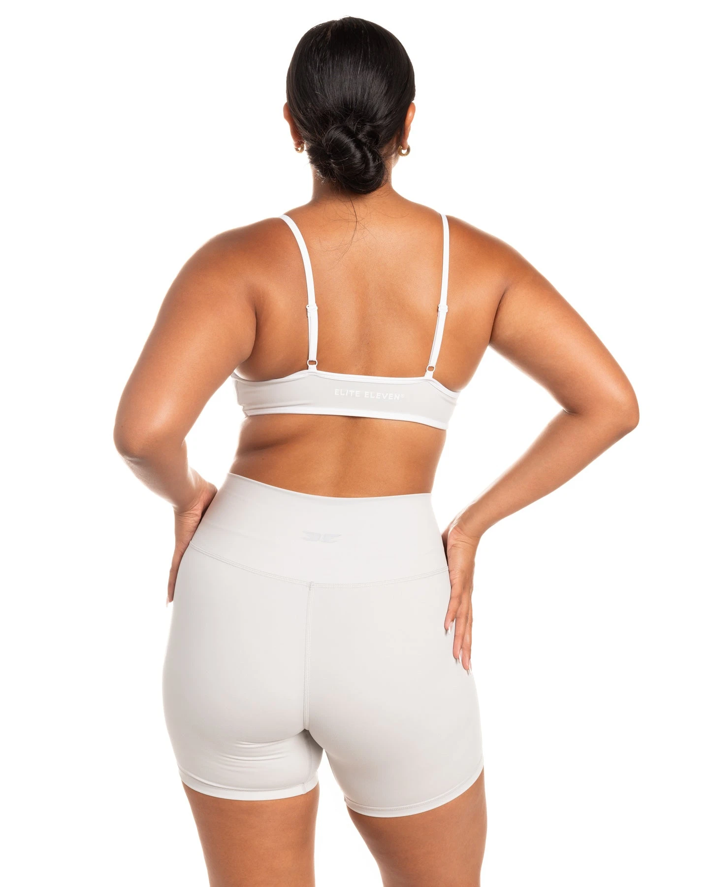 Elite Eleven Micro Contrast Bra - Moonlight Grey - Image 6