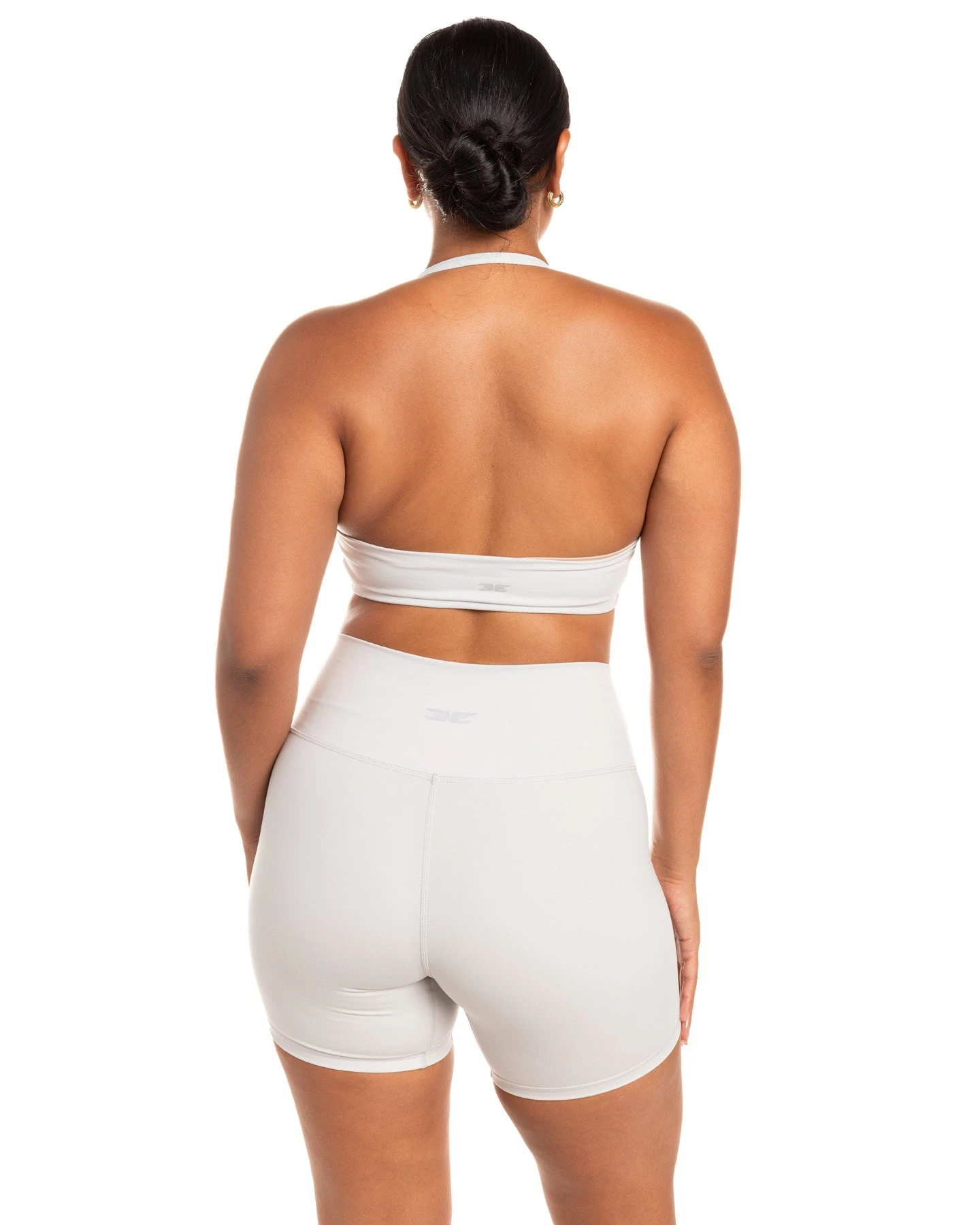 Elite Eleven Halter Scrunch Bra - Moonlight Grey - Image 2