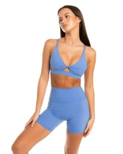 Elite Eleven Micro Twist Bra - Powder Blue