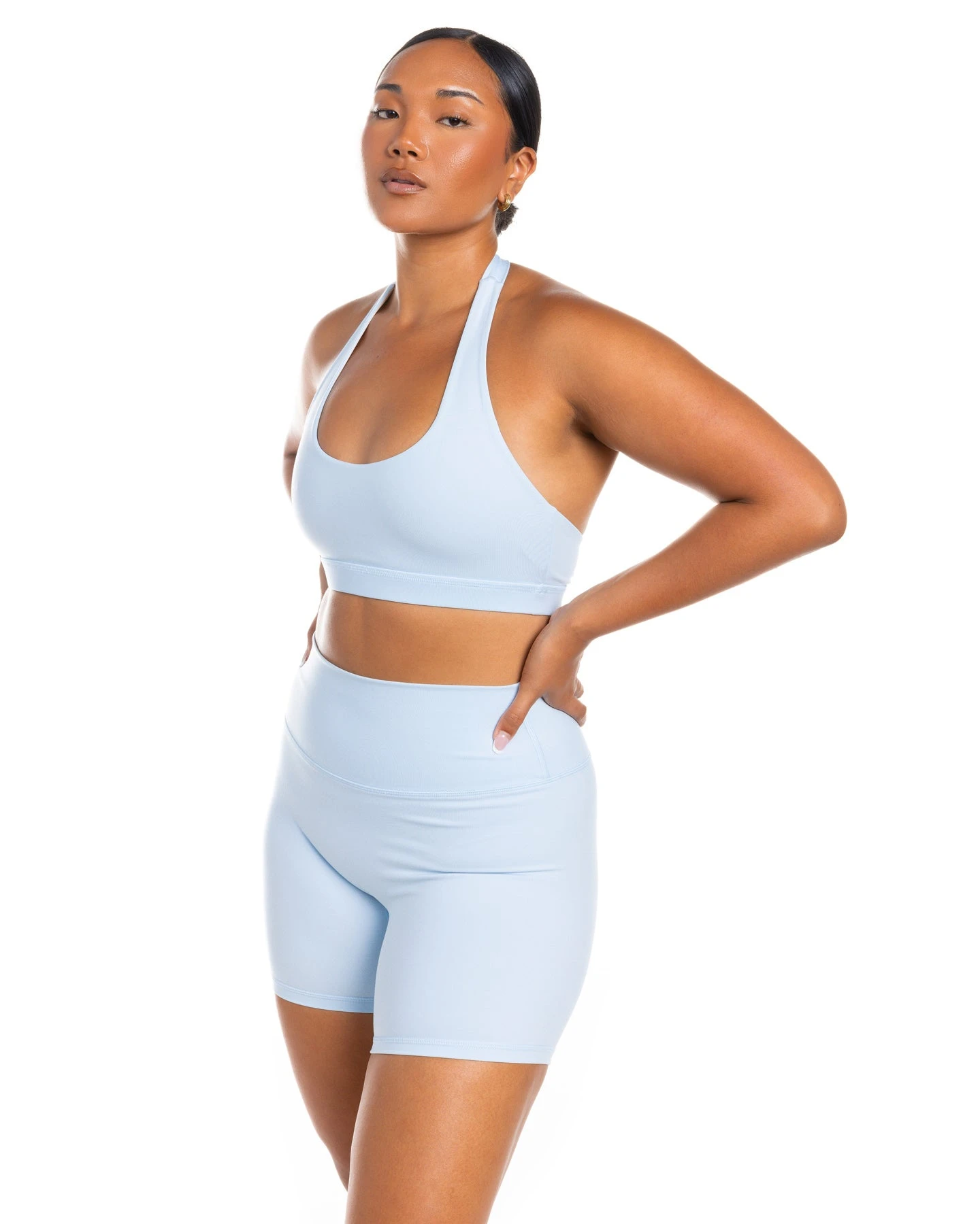 Elite Eleven Halter Bra - Sky Blue - Image 4