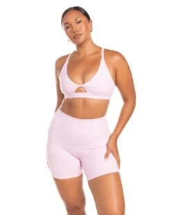 Elite Eleven Micro Twist Bra - Blush Pink