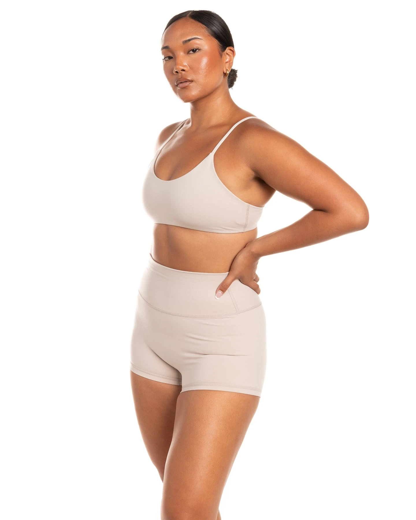 Elite Eleven Micro V2 Bra - Oat Latte - Image 5