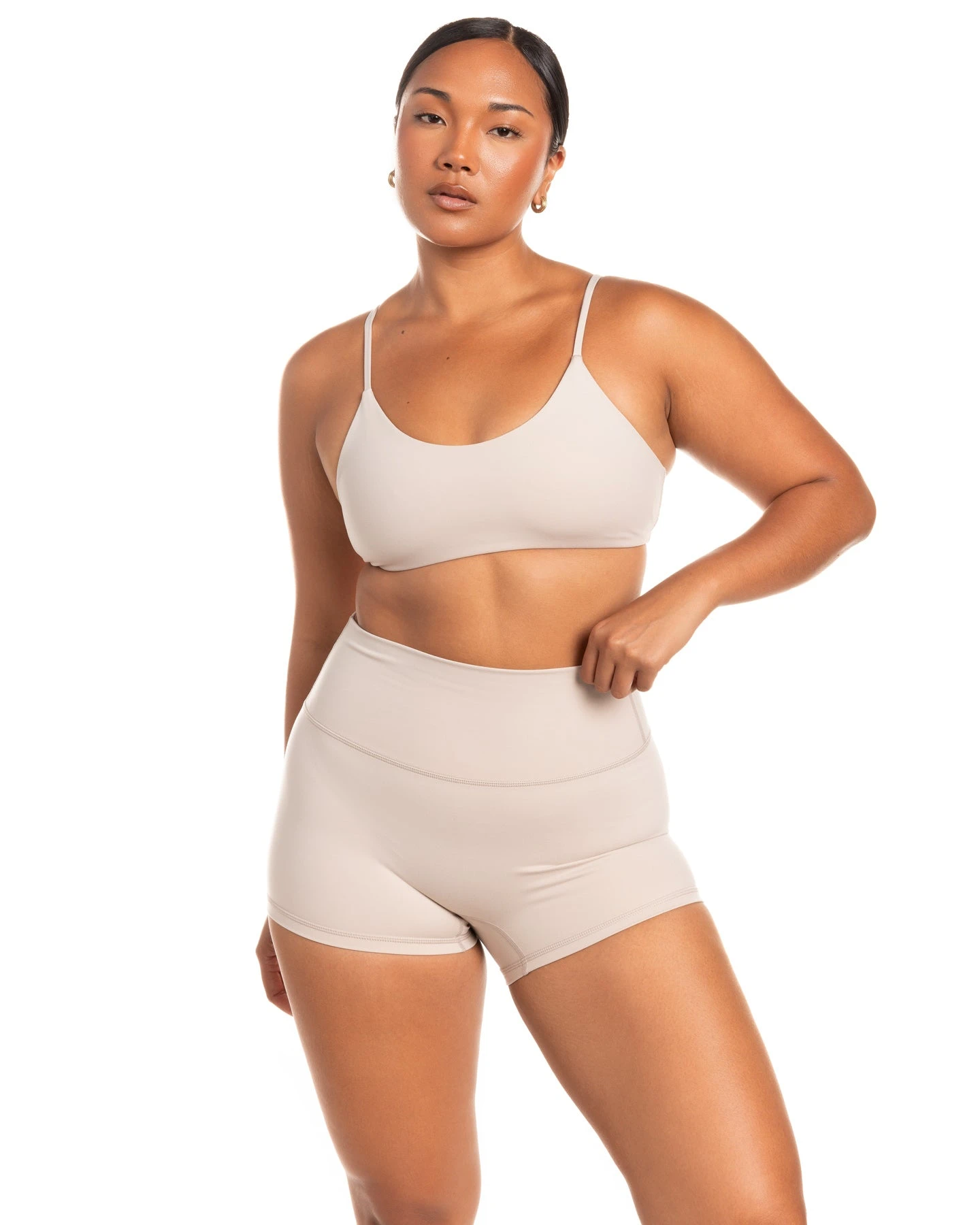 Elite Eleven Micro V2 Bra - Oat Latte - Image 3