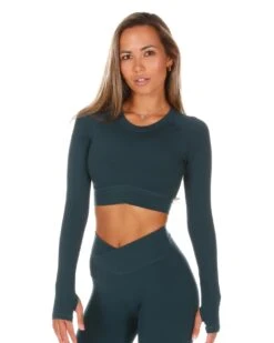 Elite Eleven Cross Over Long Sleeve - Deep Forest