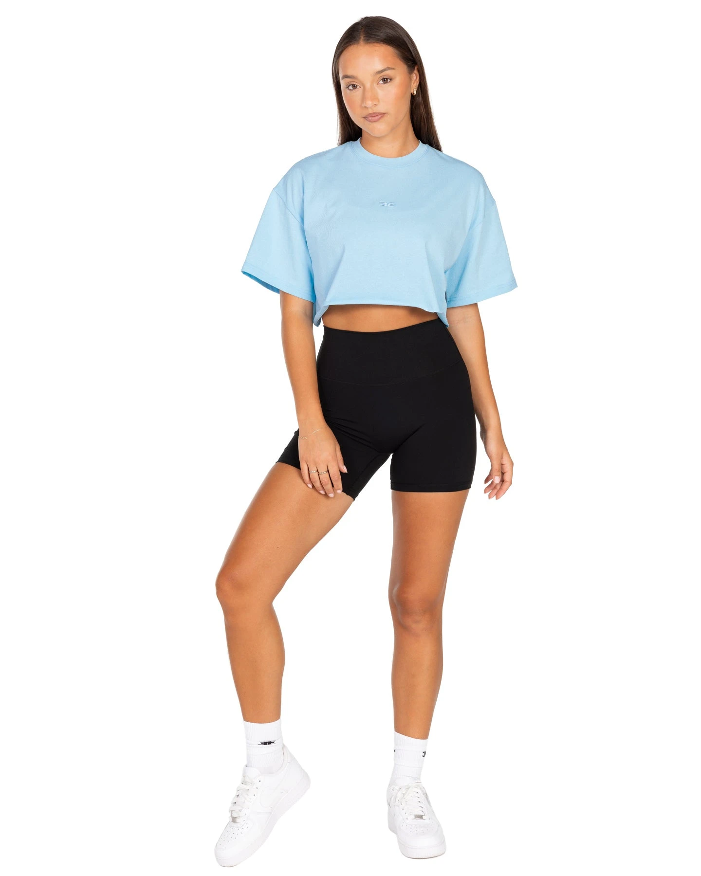 Elite Eleven Women's Classic Cropped Tee - Sky Blue - Image 2