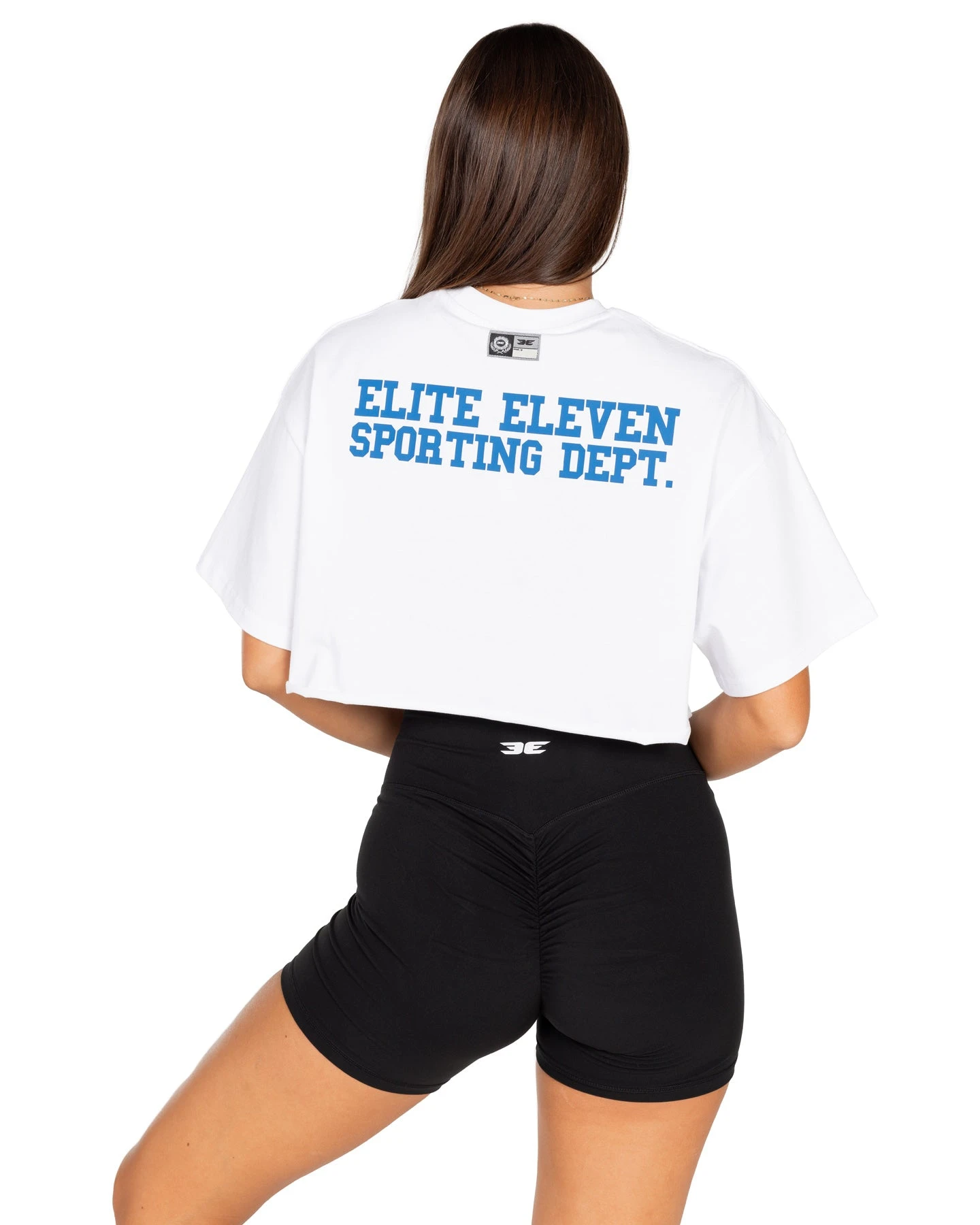 Elite Eleven Squad Cropped Tee - White - Image 3