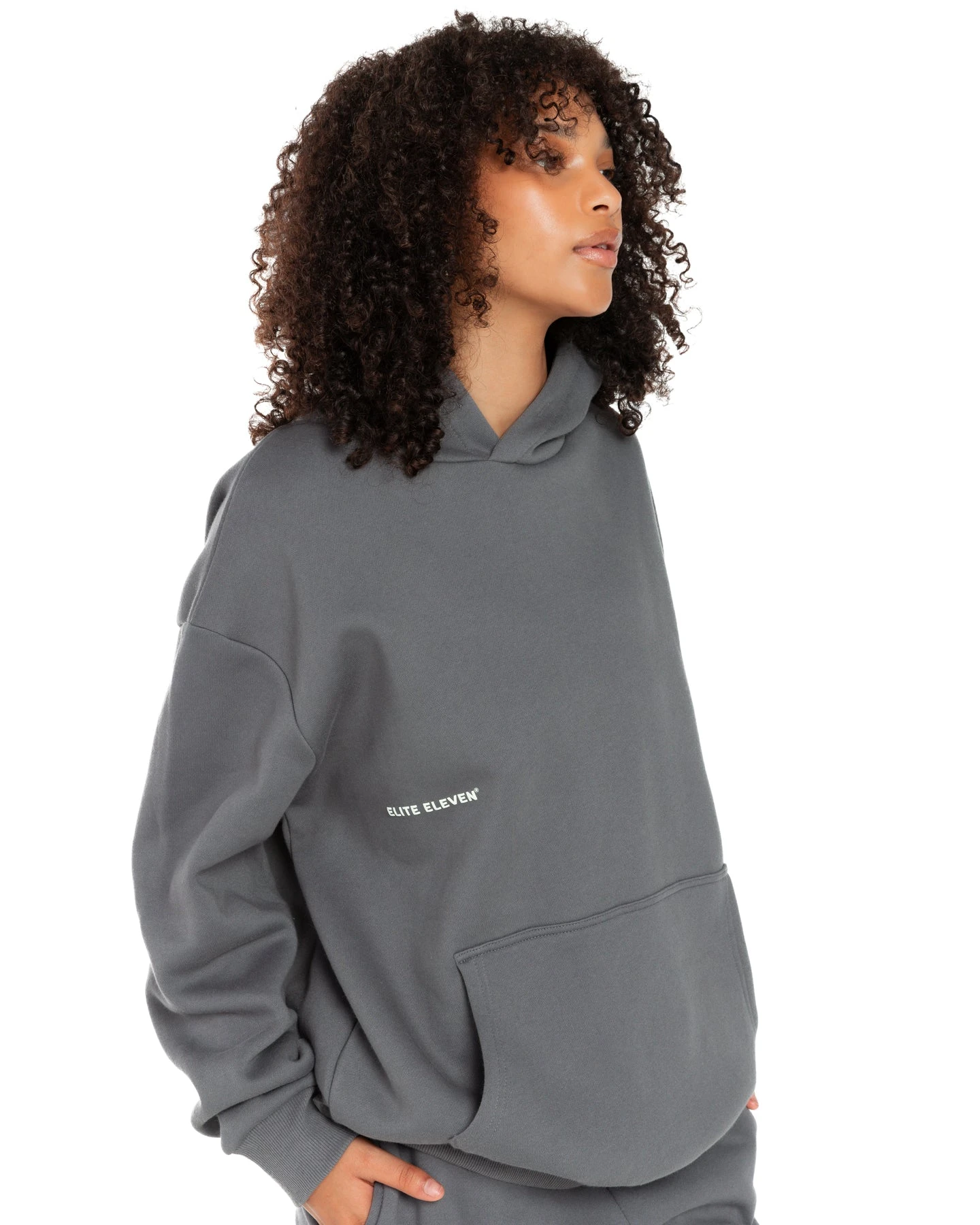 Elite Eleven Offset Hoodie - Cool Slate - Image 2