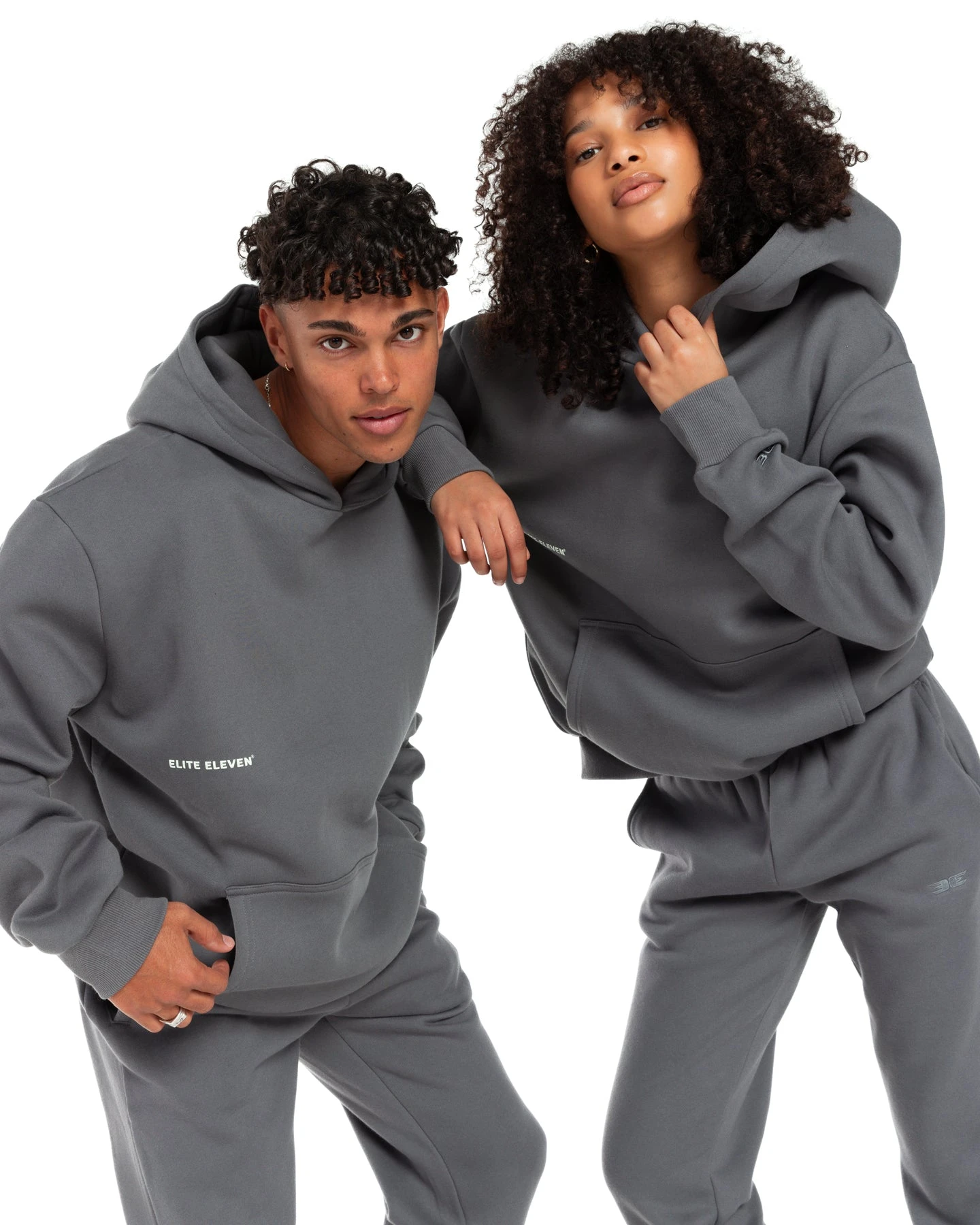 Elite Eleven Offset Hoodie - Cool Slate