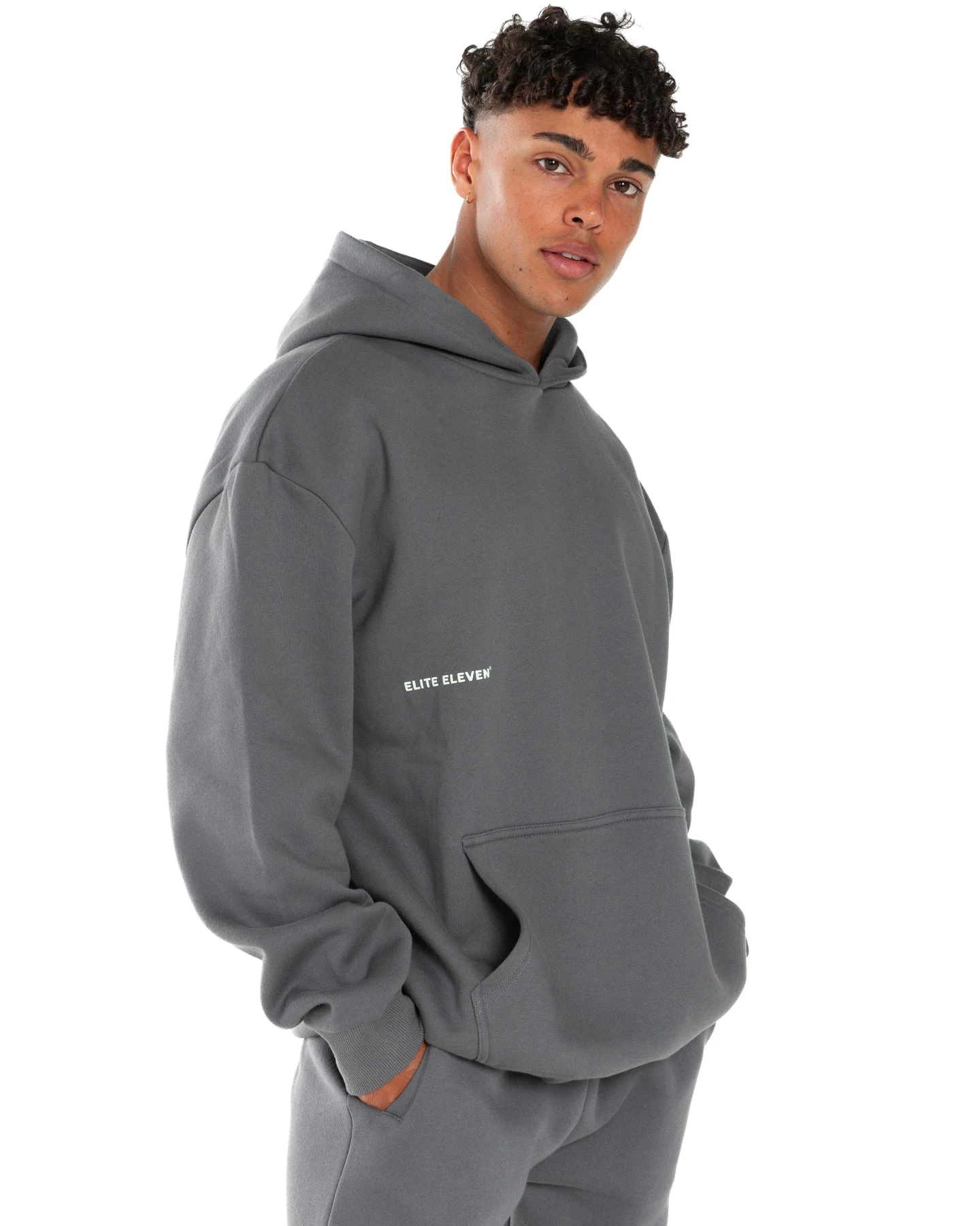 Elite Eleven Offset Hoodie - Cool Slate - Image 3
