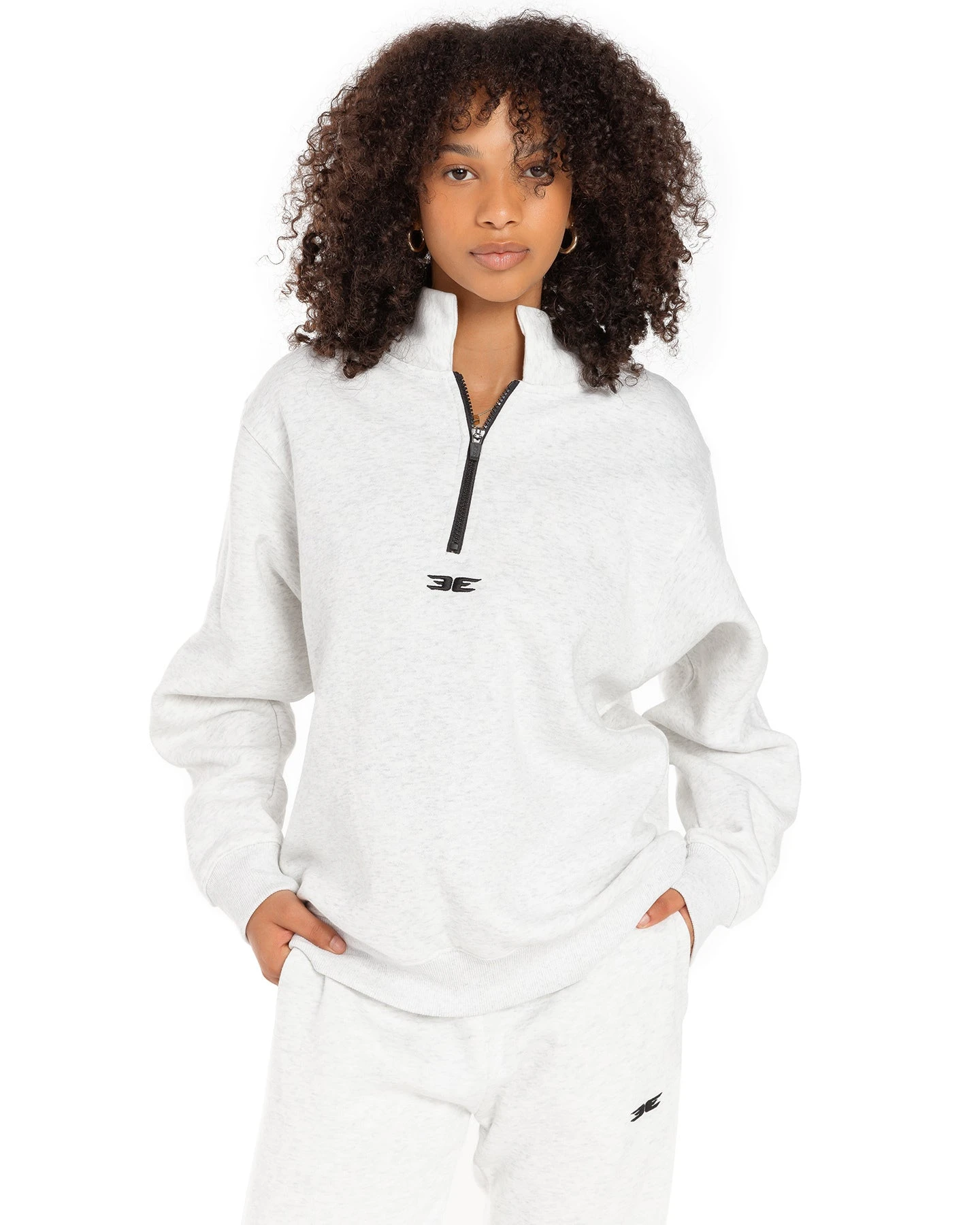 Elite Eleven Classic 1/4 Zip - Polar Grey - Image 2