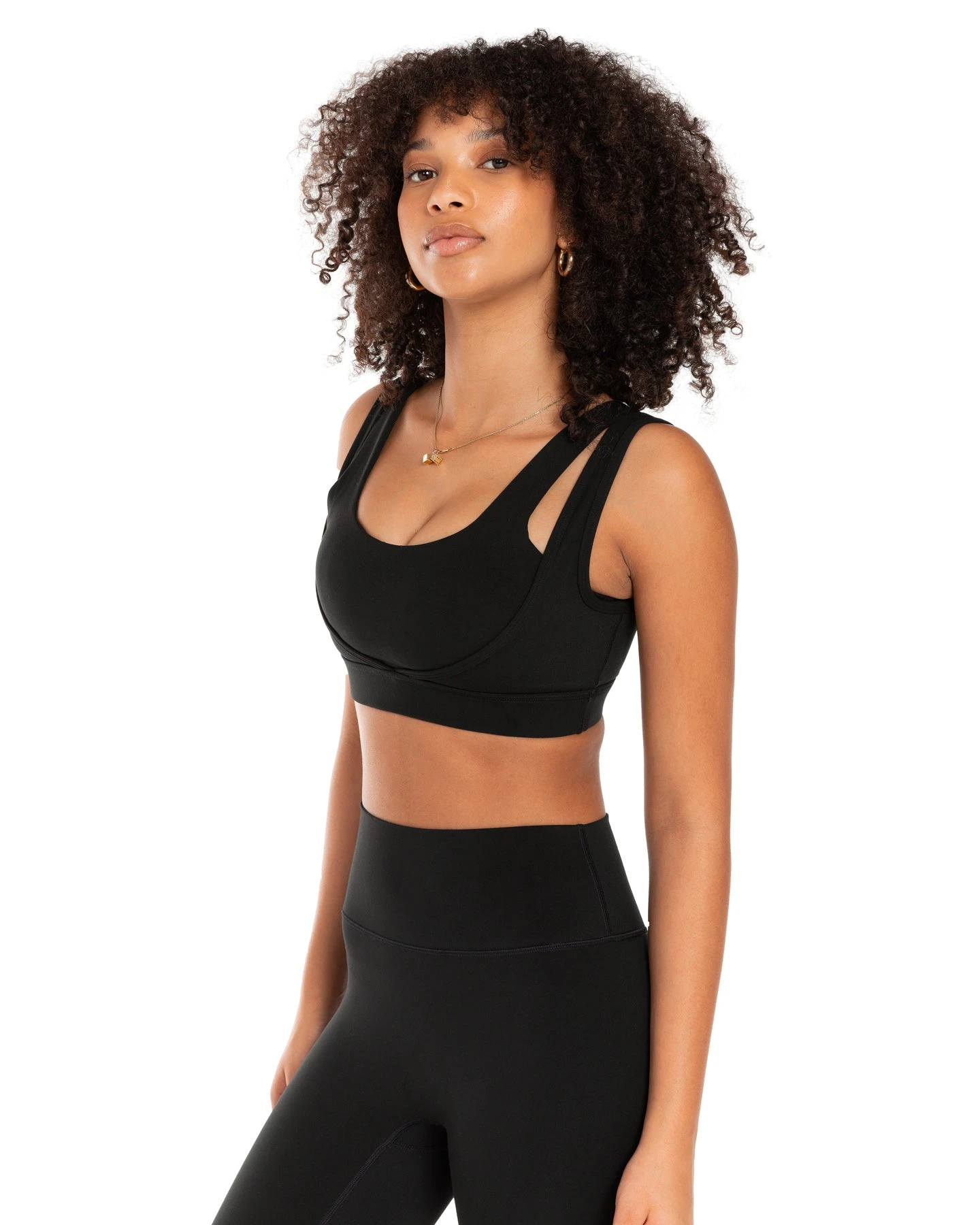 Elite Eleven Dual Strap Bra - Black - Image 3