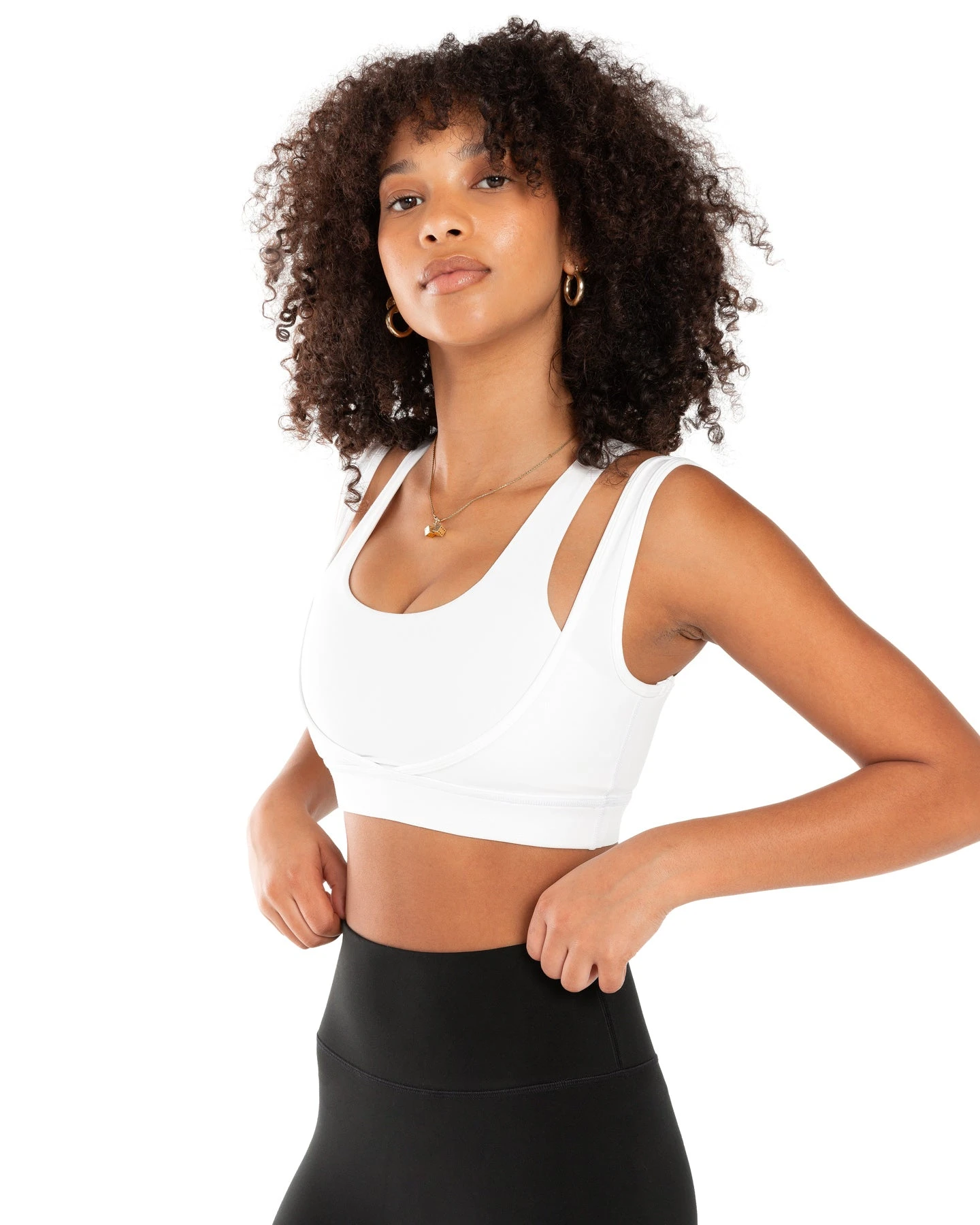 Elite Eleven Dual Strap Bra - White - Image 4