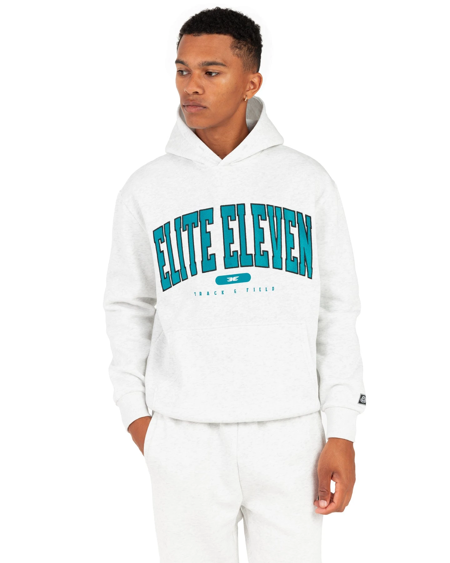 Elite Eleven Track & Field Hoodie - Polar Grey - Image 3