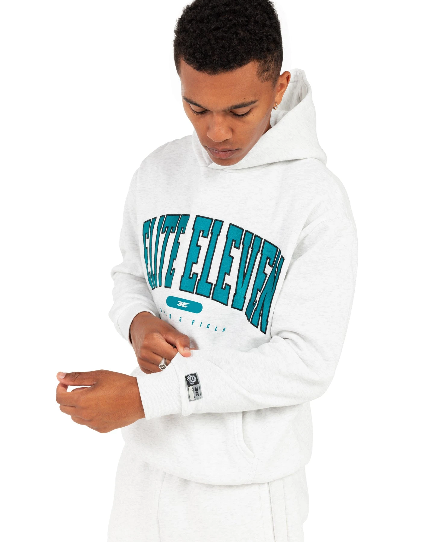 Elite Eleven Track & Field Hoodie - Polar Grey - Image 7