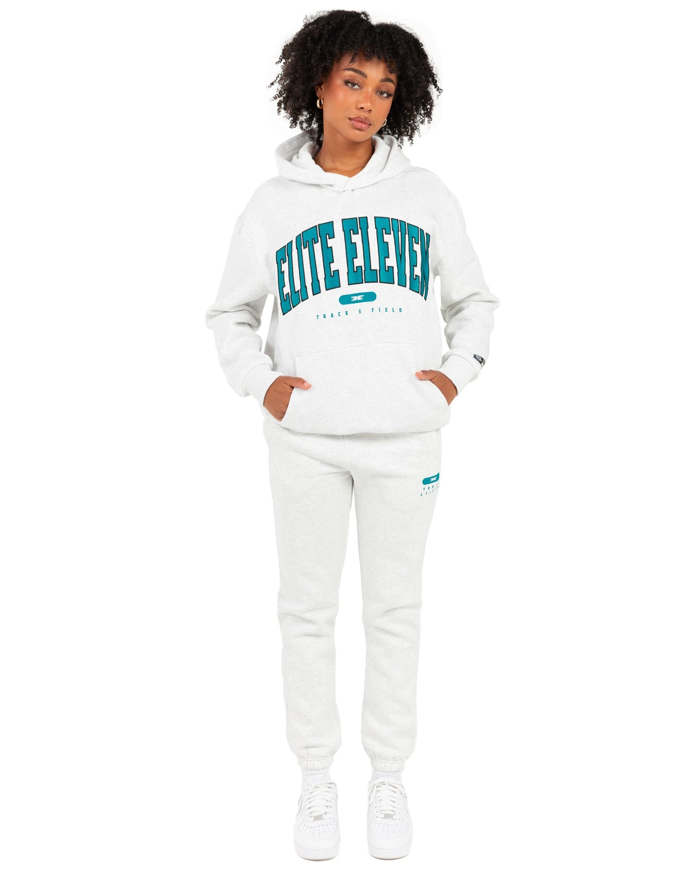 Elite Eleven Track & Field Hoodie - Polar Grey - Image 4