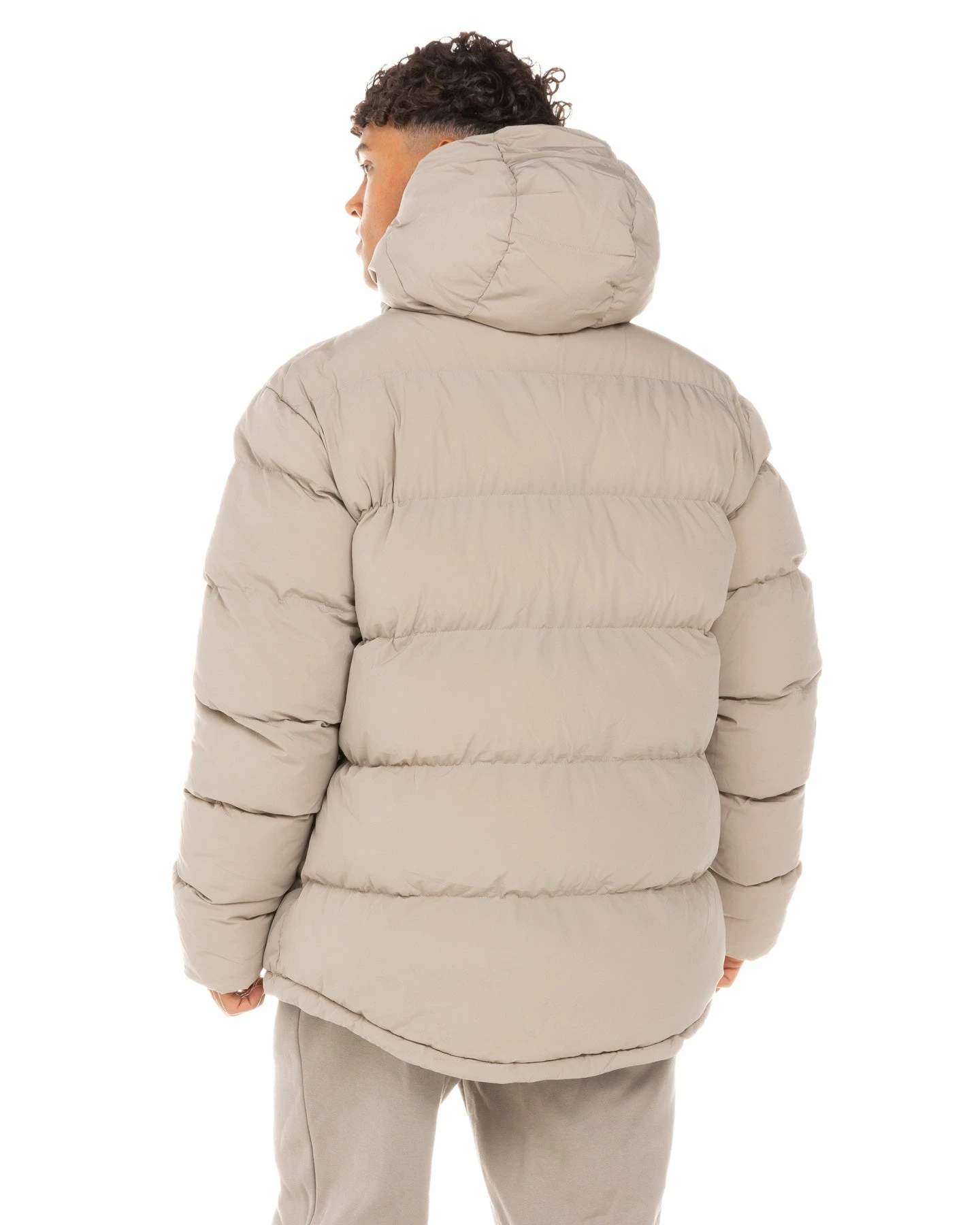 Elite Eleven Unisex Puffer Jacket - Vintage Khaki - Image 7