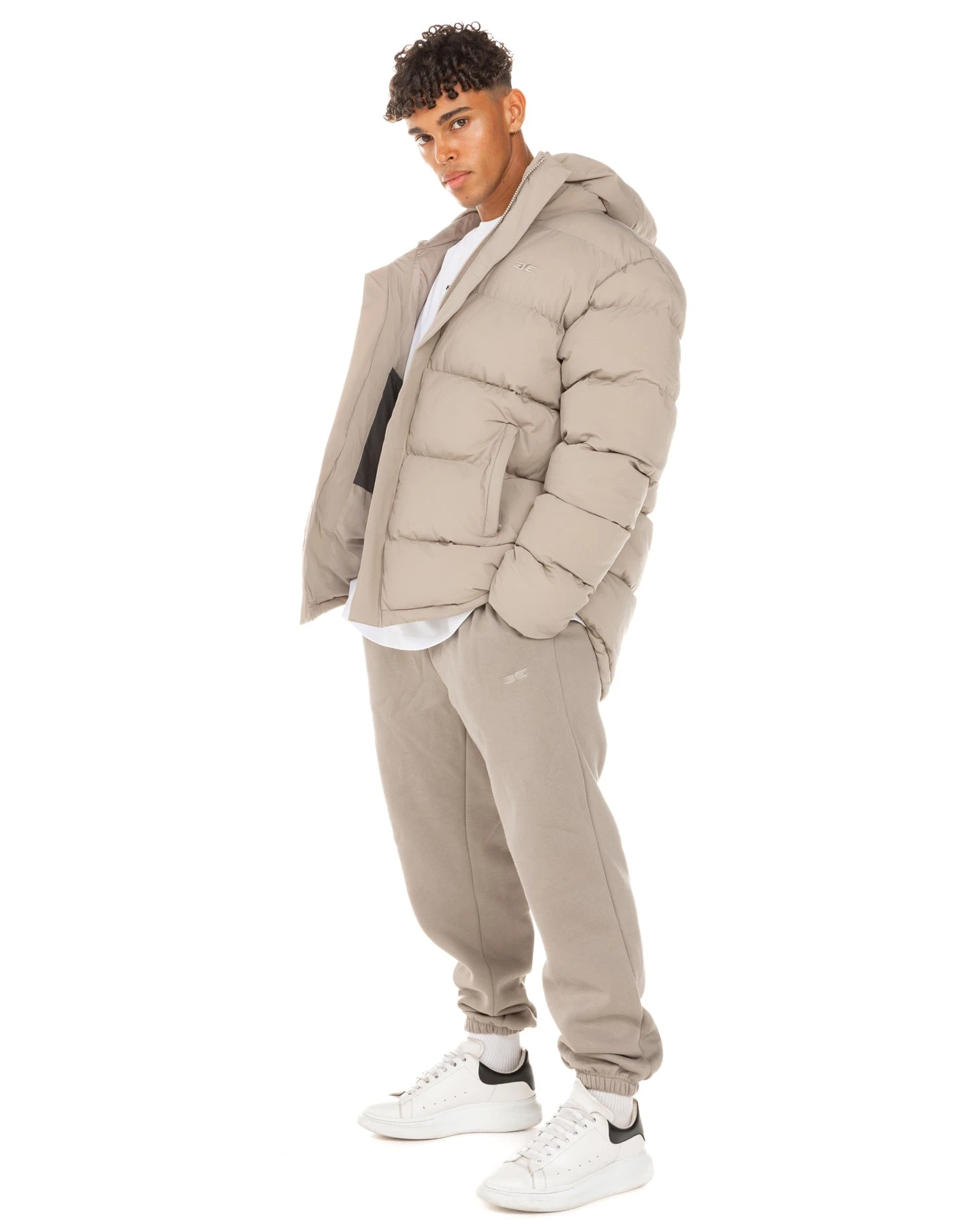 Elite Eleven Unisex Puffer Jacket - Vintage Khaki - Image 8