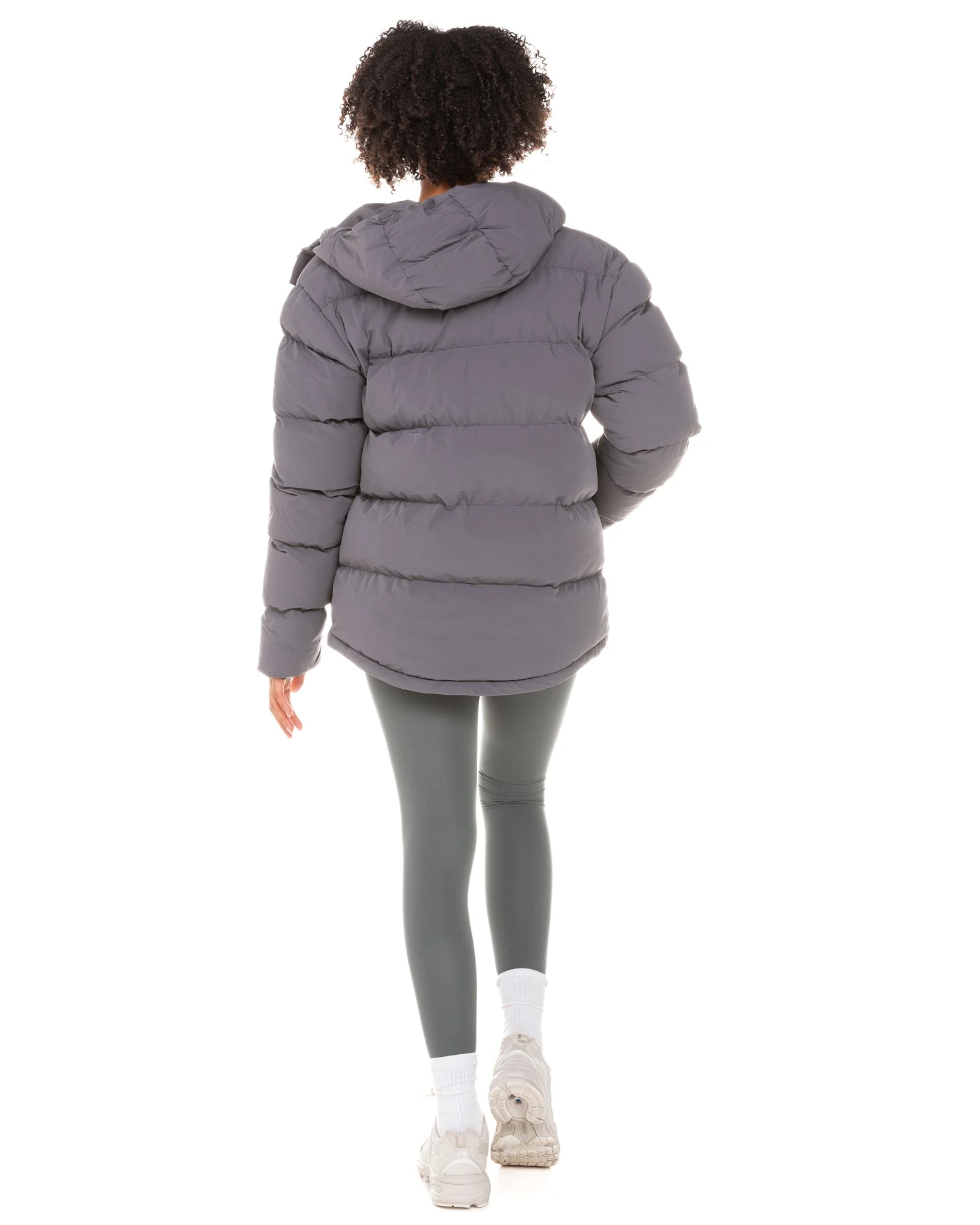 Elite Eleven Unisex Puffer Jacket - Grey - Image 7