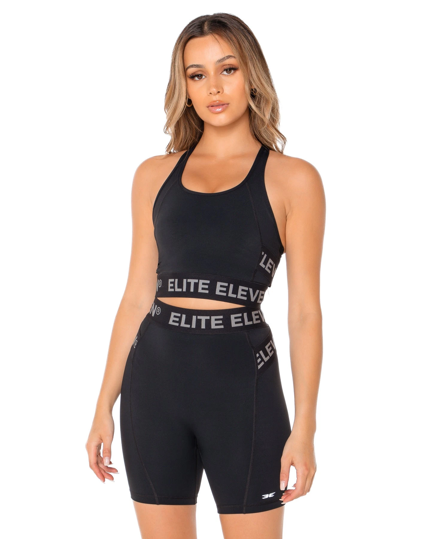 Elite Eleven Wrap Bra - Black/Charcoal