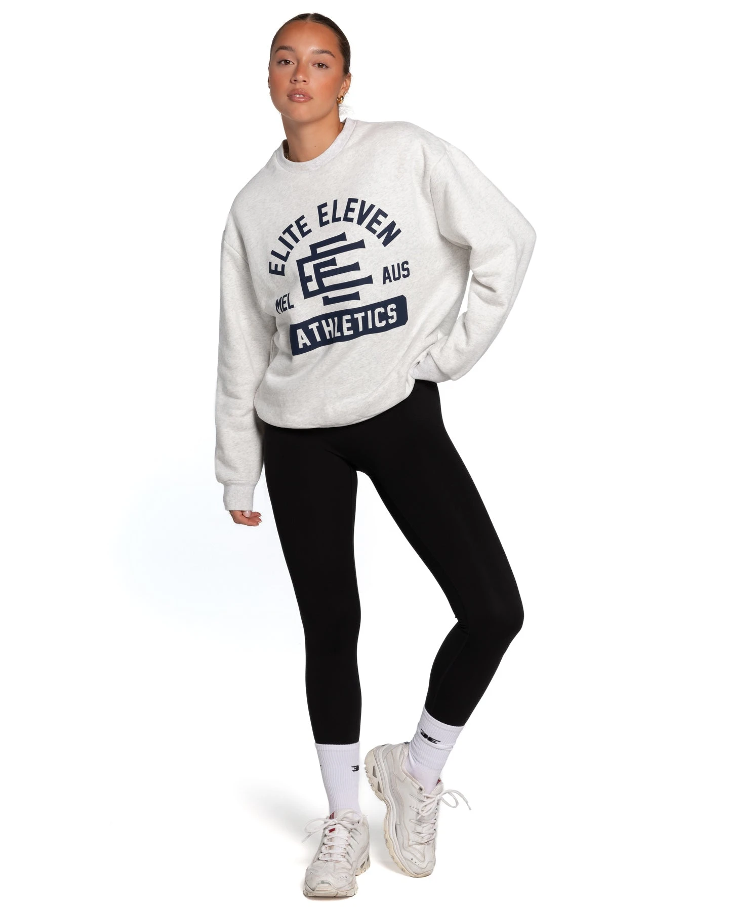 Elite Eleven Athletics Team Crewneck - Polar Grey - Image 4