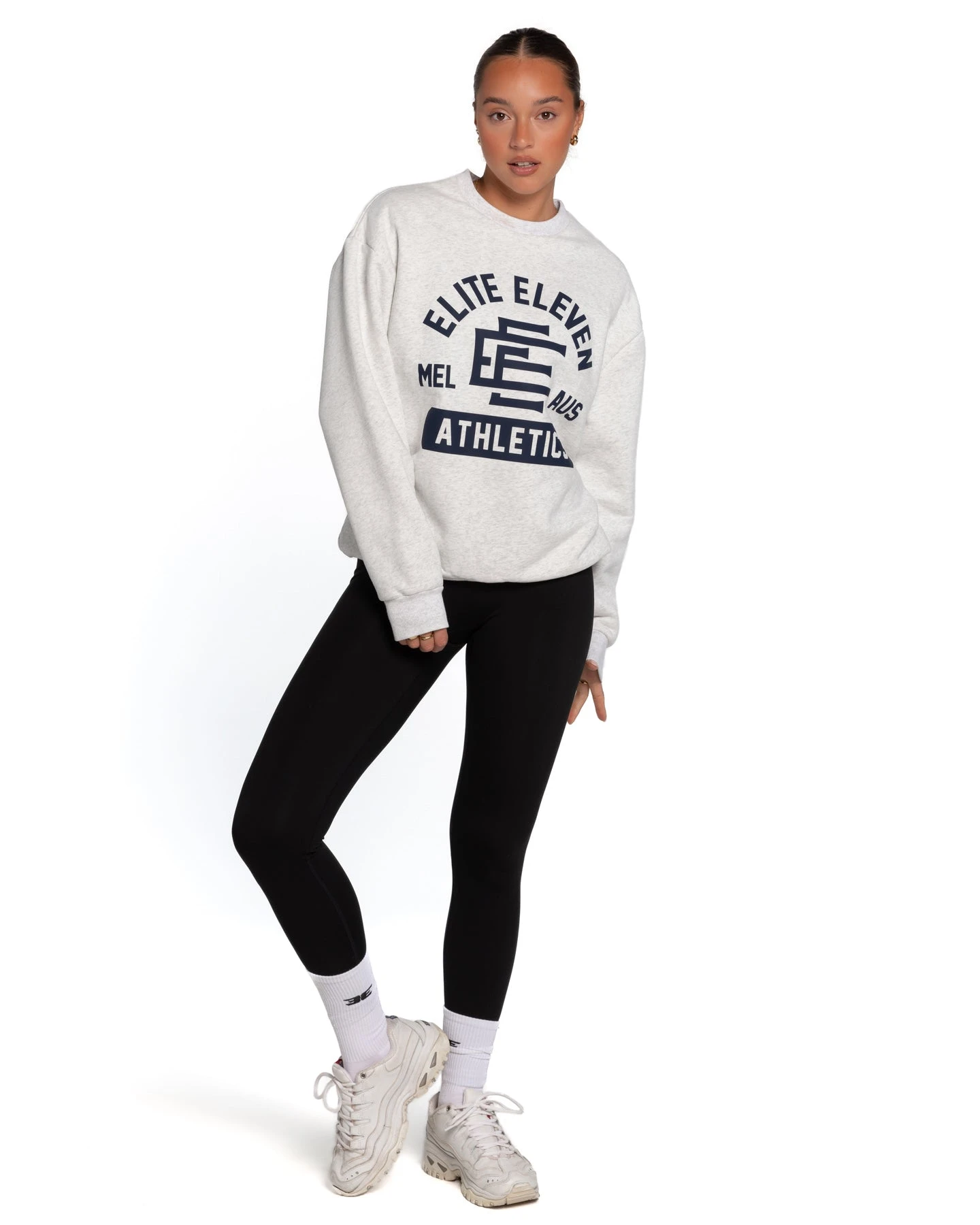 Elite Eleven Athletics Team Crewneck - Polar Grey - Image 7