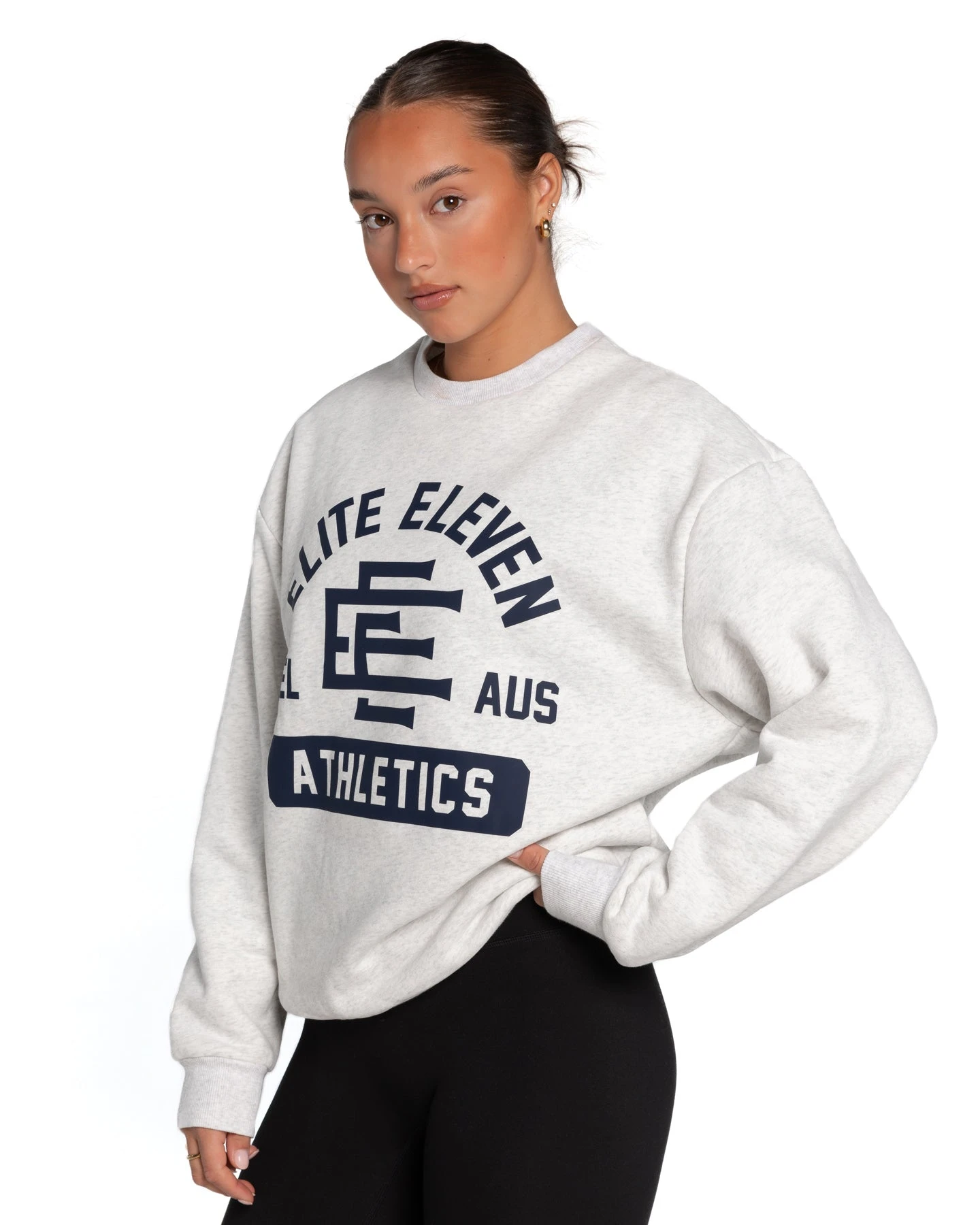 Elite Eleven Athletics Team Crewneck - Polar Grey - Image 3