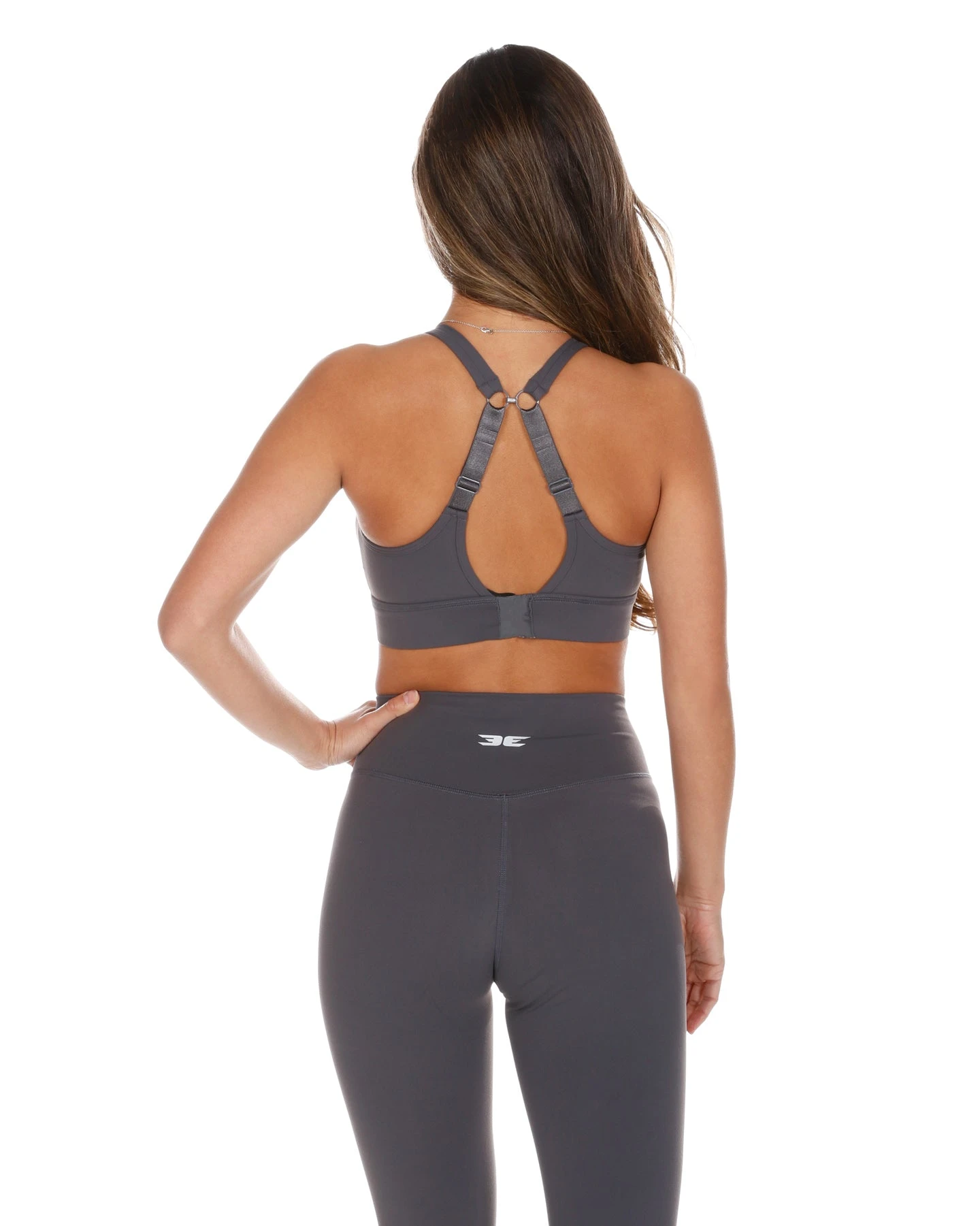 Elite Eleven Impact Sports Bra - Slate Grey - Image 2