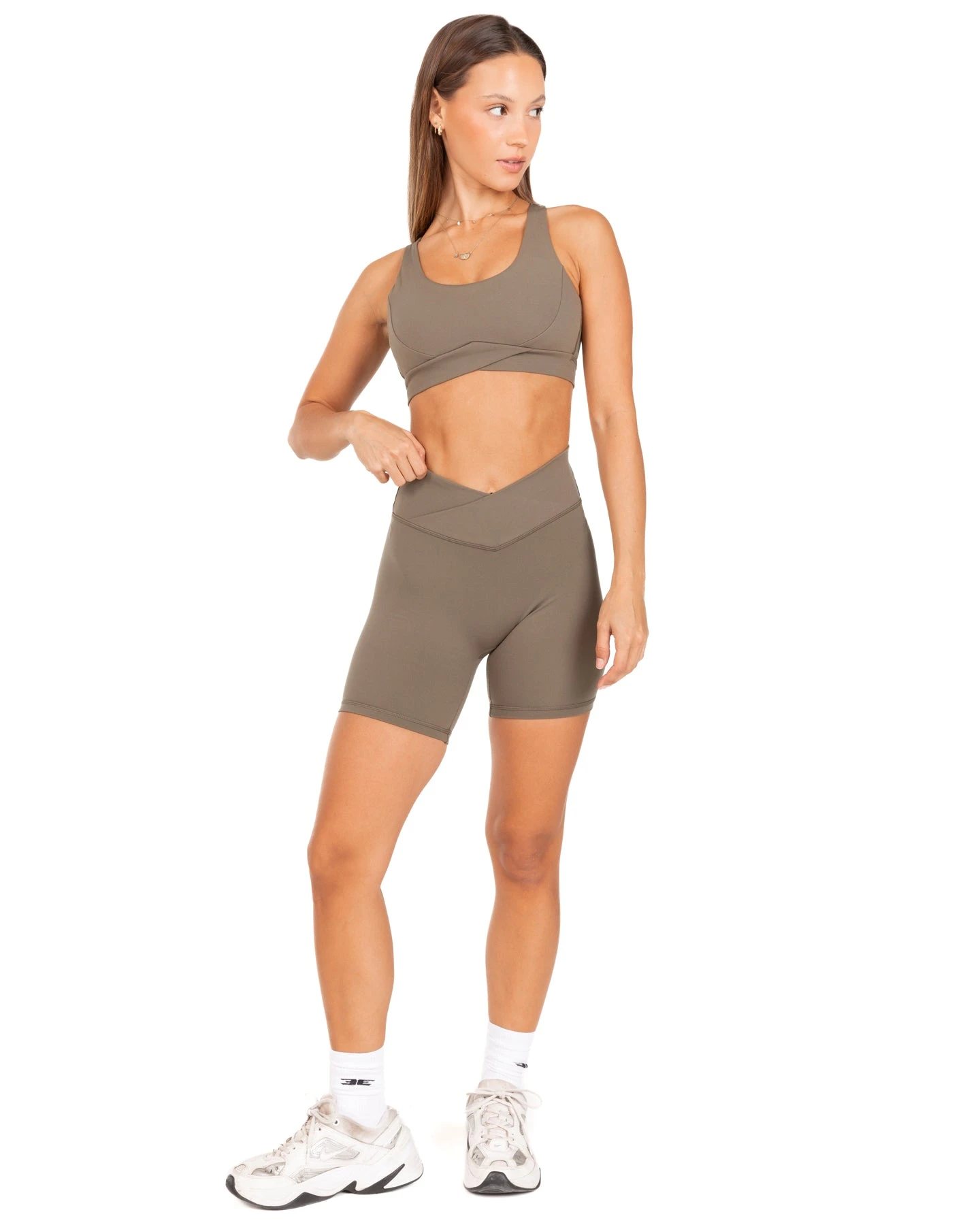 Elite Eleven Cross Over Shorts - Dusty Khaki - Image 2