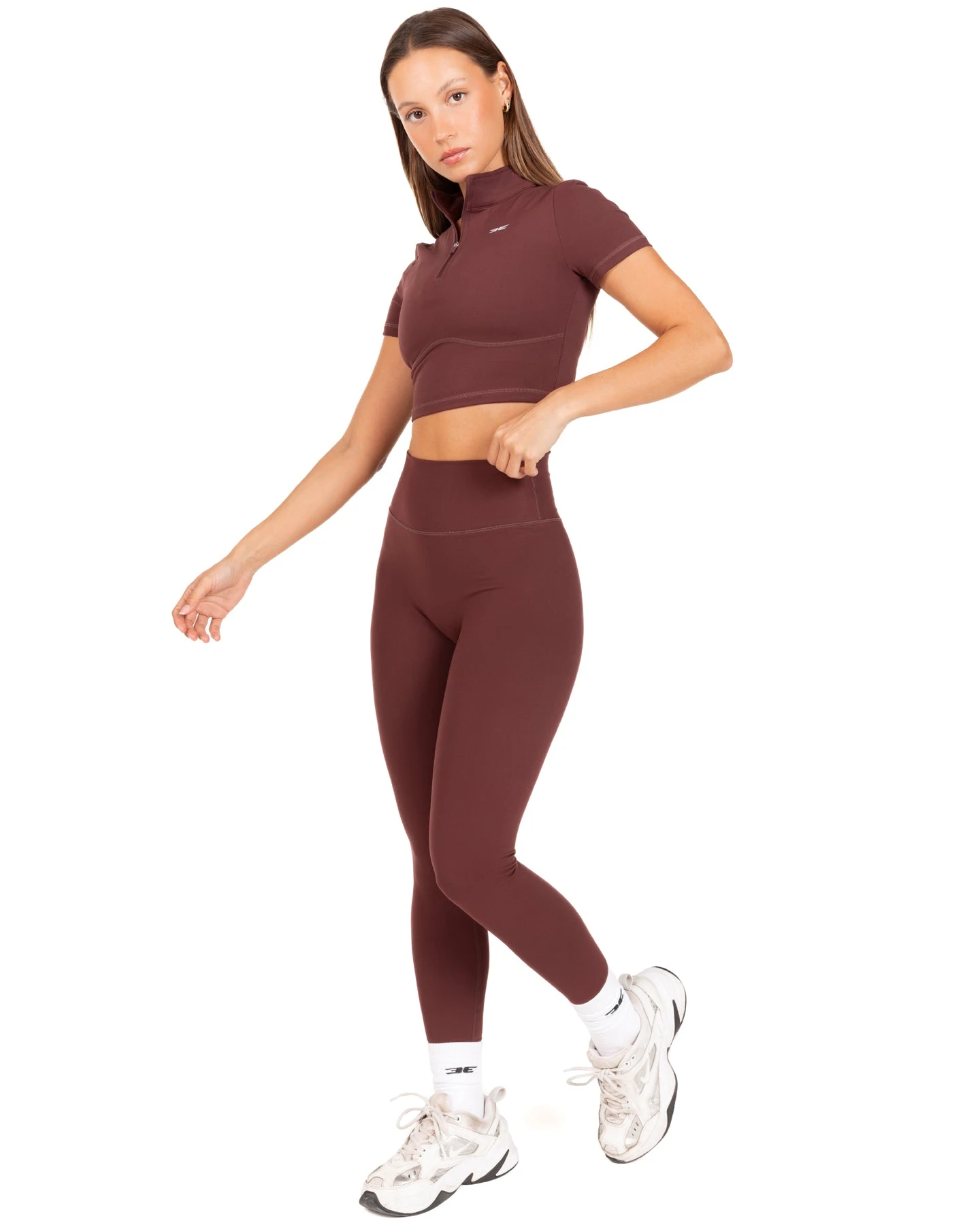 Elite Eleven Auraluxe Crop Tee - Decadent Chocolate - Image 3