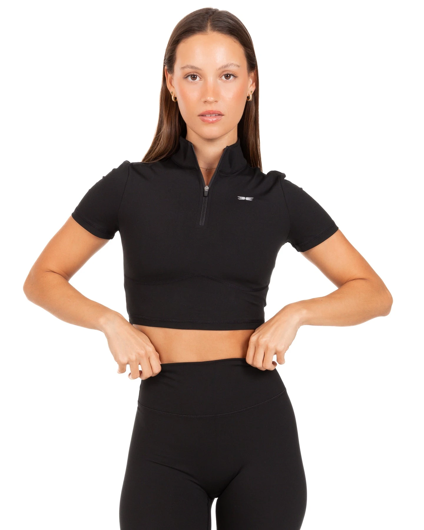 Elite Eleven Auraluxe Crop Tee - Black - Image 2