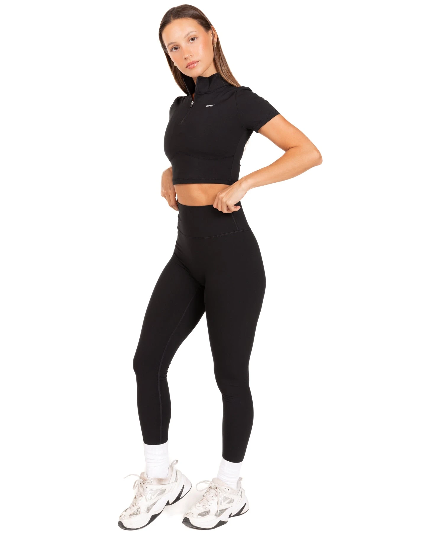 Elite Eleven Auraluxe Crop Tee - Black - Image 3