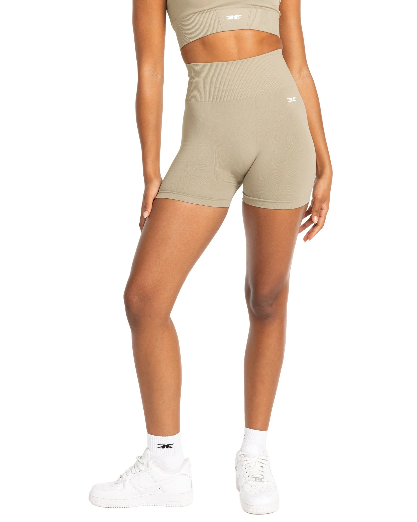 Elite Eleven Elite Seamless V2 Shorts - Beige (Subtle Scrunch) - Image 9