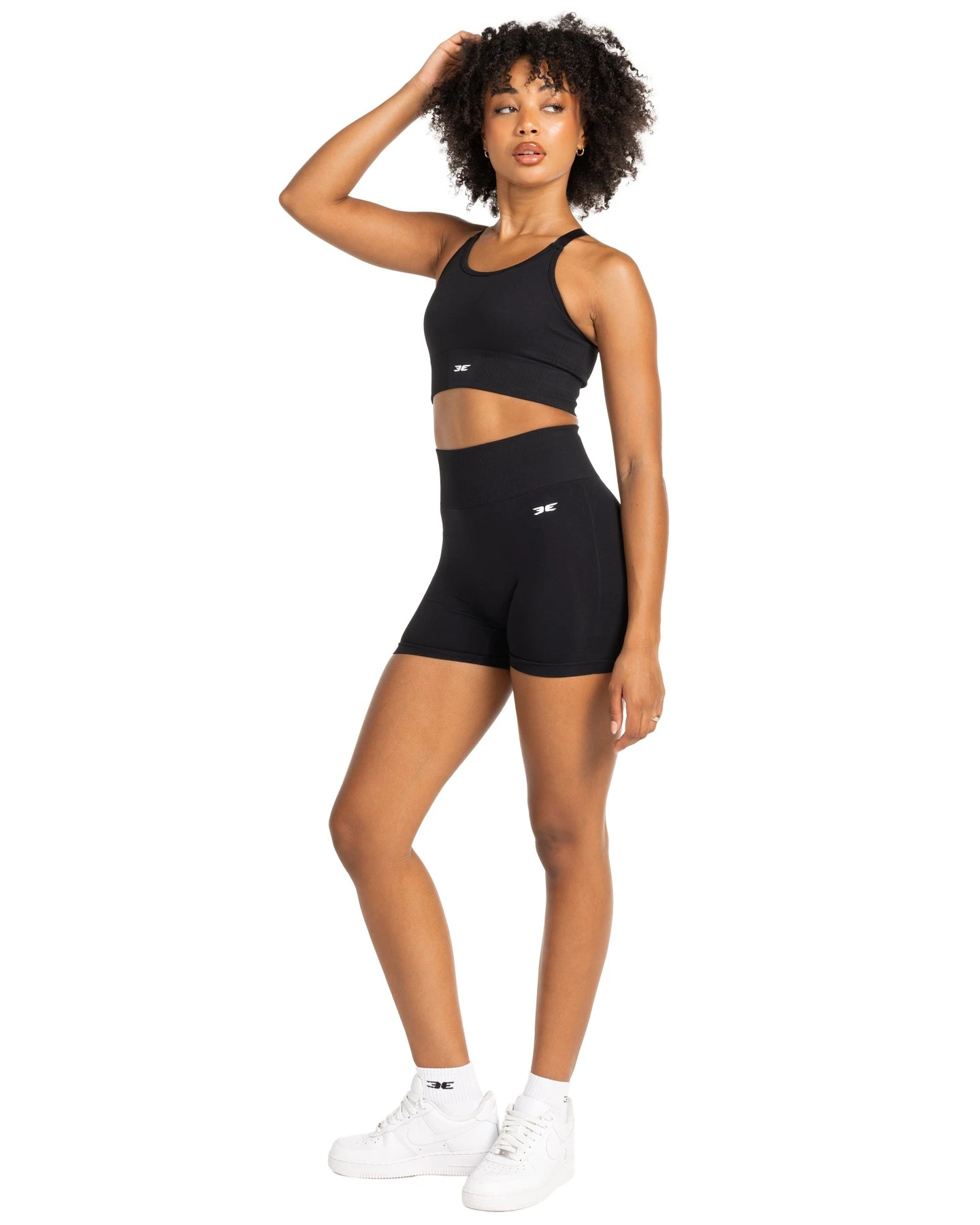 Elite Eleven Elite Seamless V2 Shorts - Black (Subtle Scrunch) - Image 4