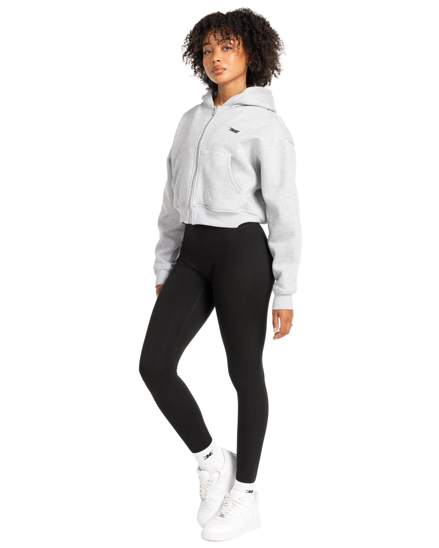 Elite Eleven Cropped Classic Zip Through - Grey - Image 4