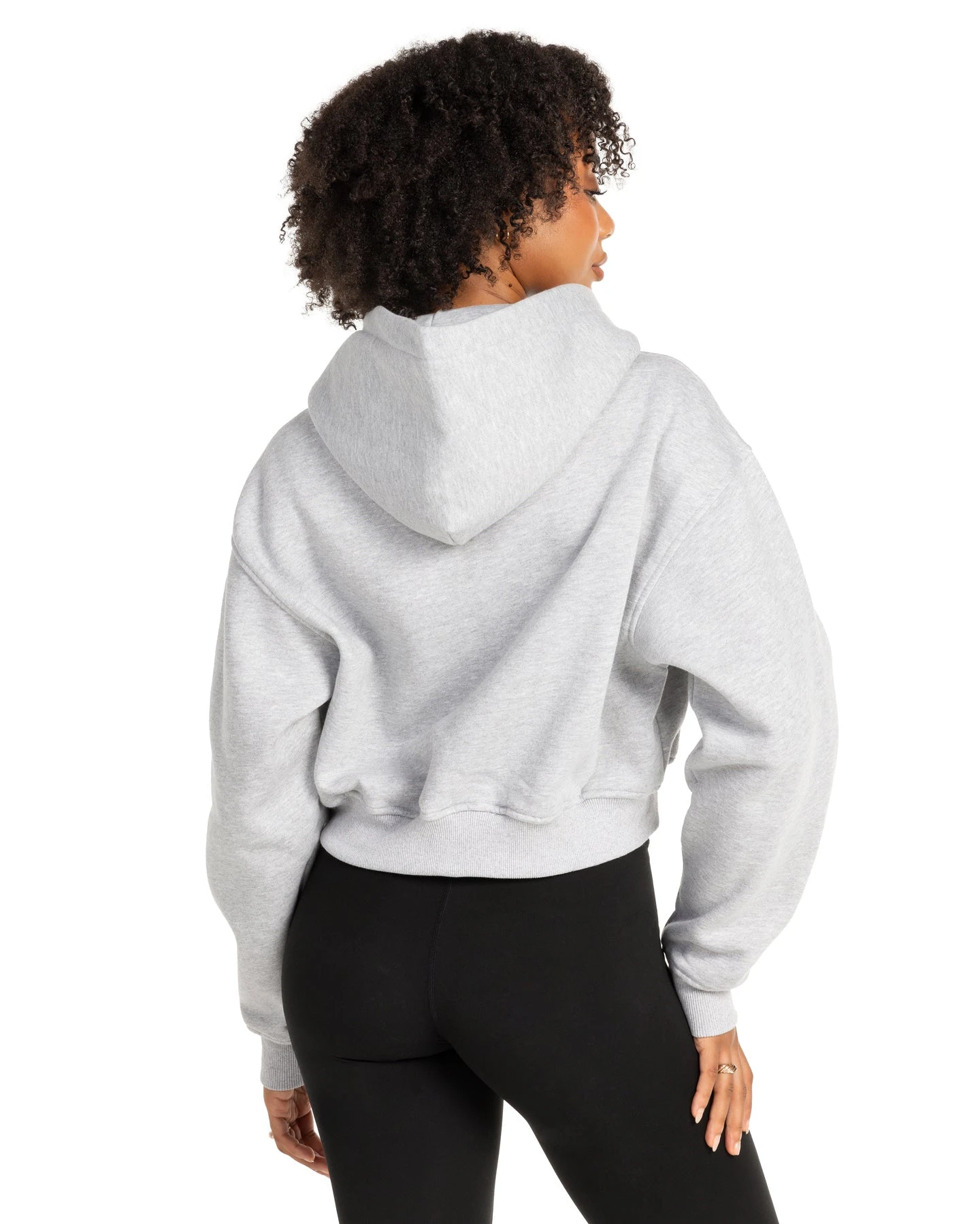 Elite Eleven Cropped Classic Zip Through - Grey - Image 5