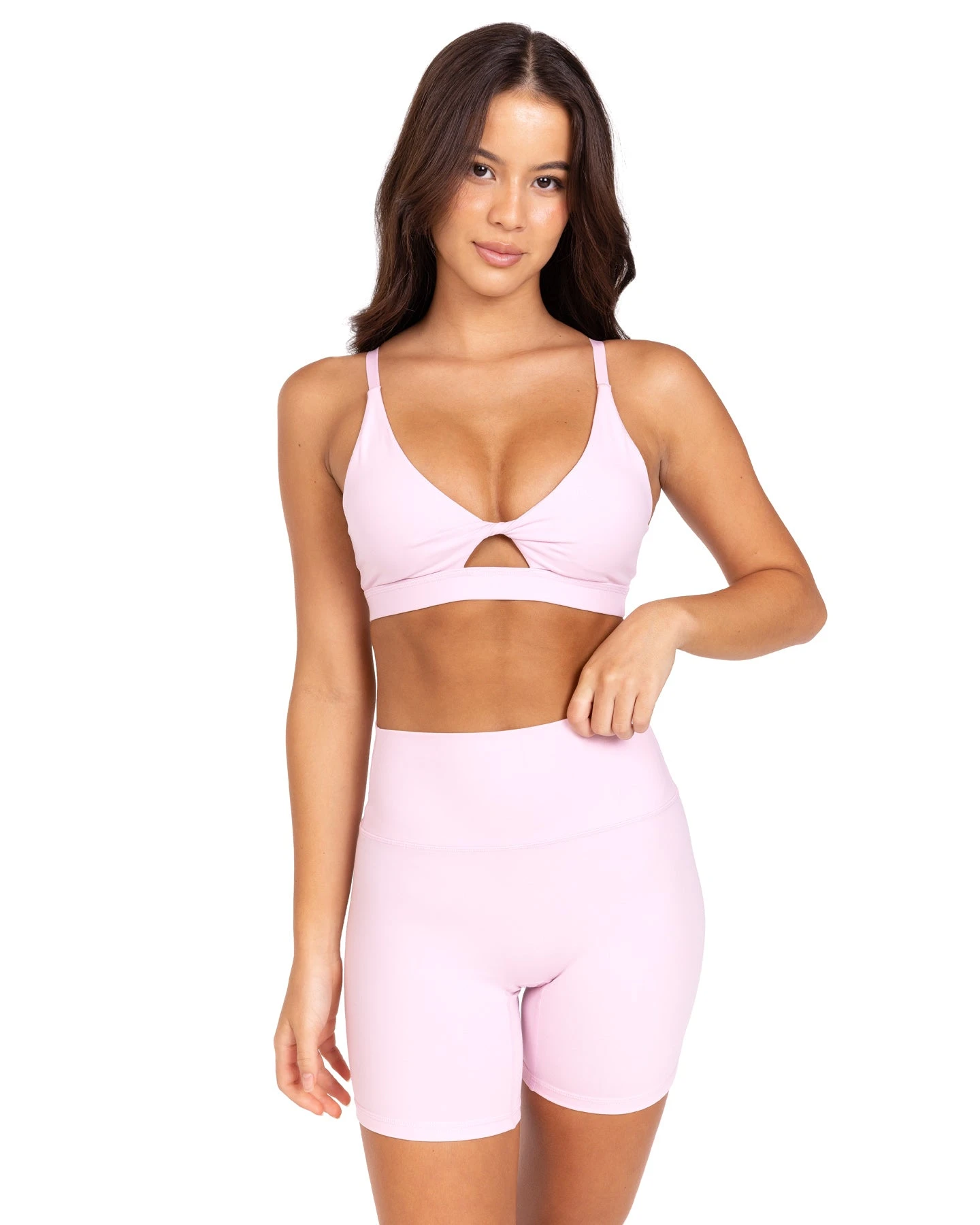 Elite Eleven Micro Twist Bra - Blush Pink - Image 3