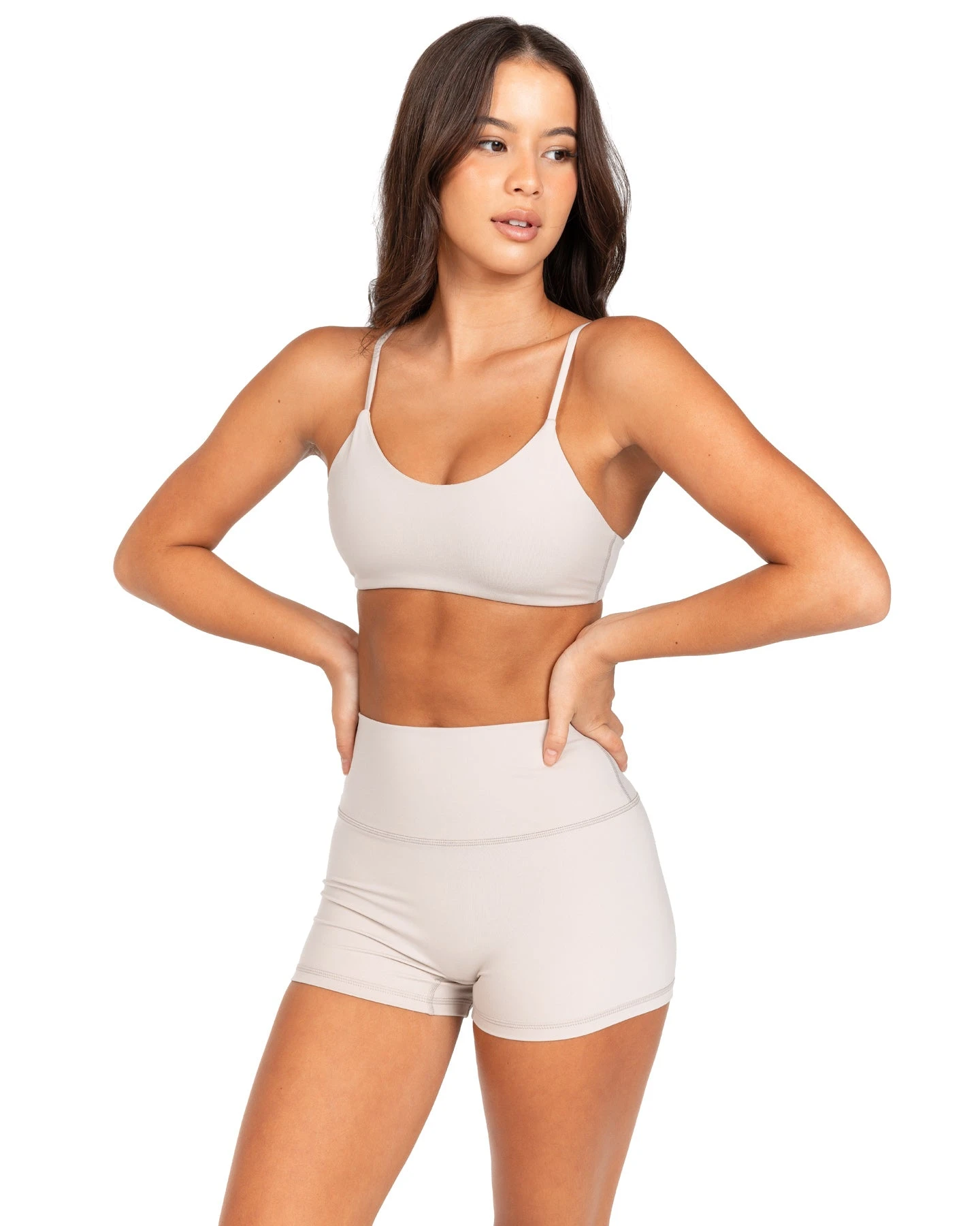 Elite Eleven Micro V2 Bra - Oat Latte - Image 4