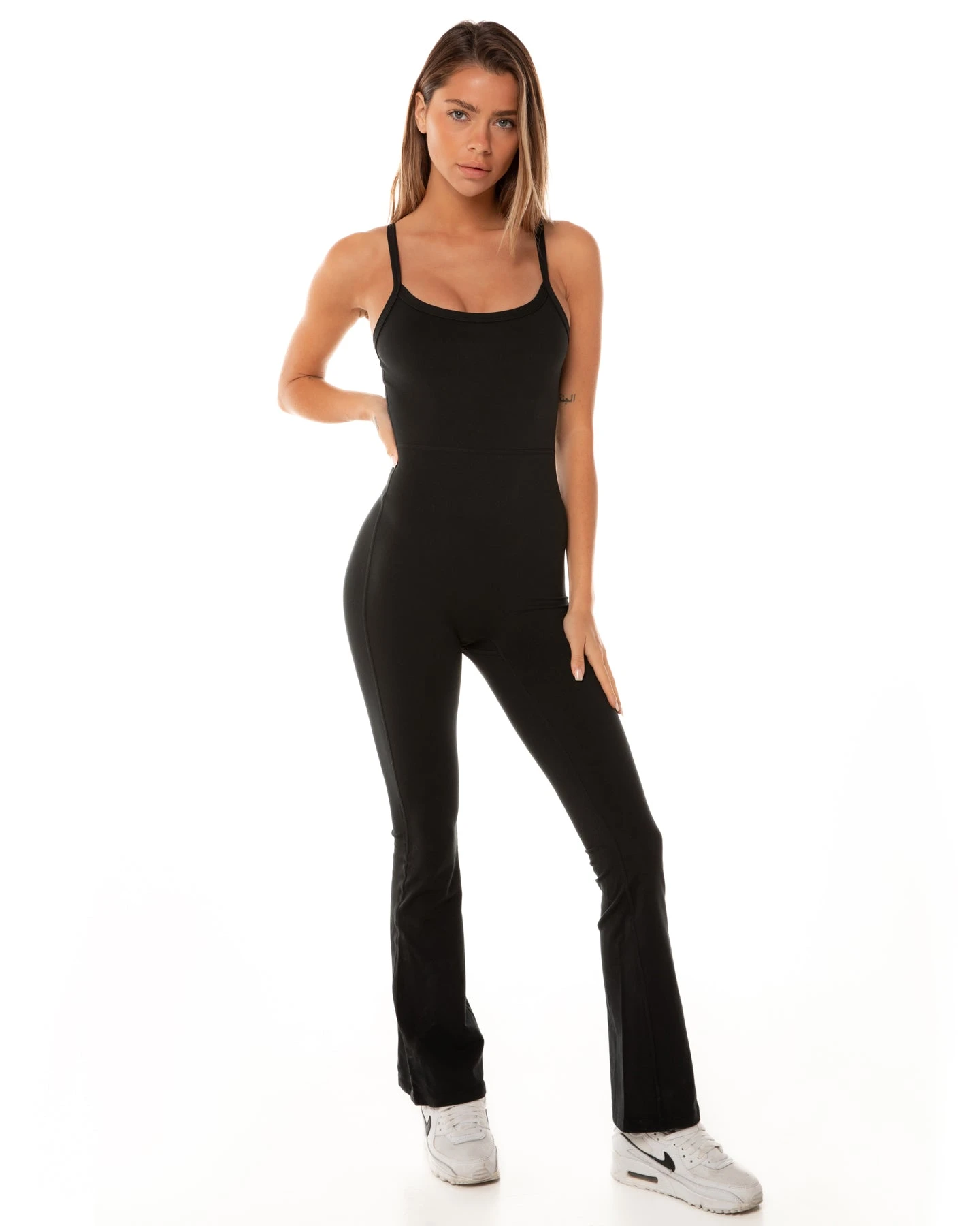 Elite Eleven Unitard Flares - Black - Image 3