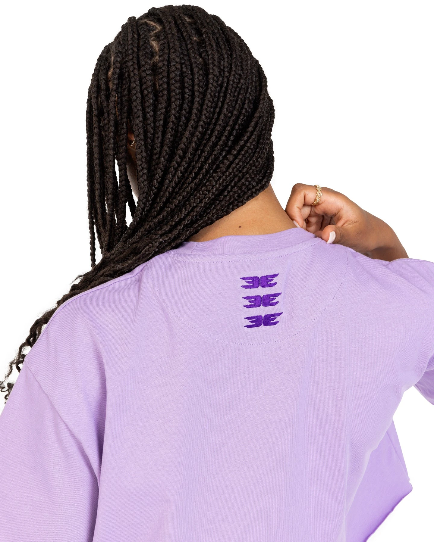 Elite Eleven Women's Cropped Registered Tee - Purple - Image 4
